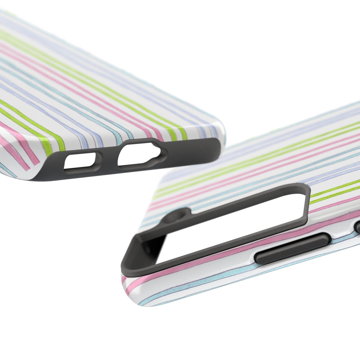 Belle Stripe White Phone Case