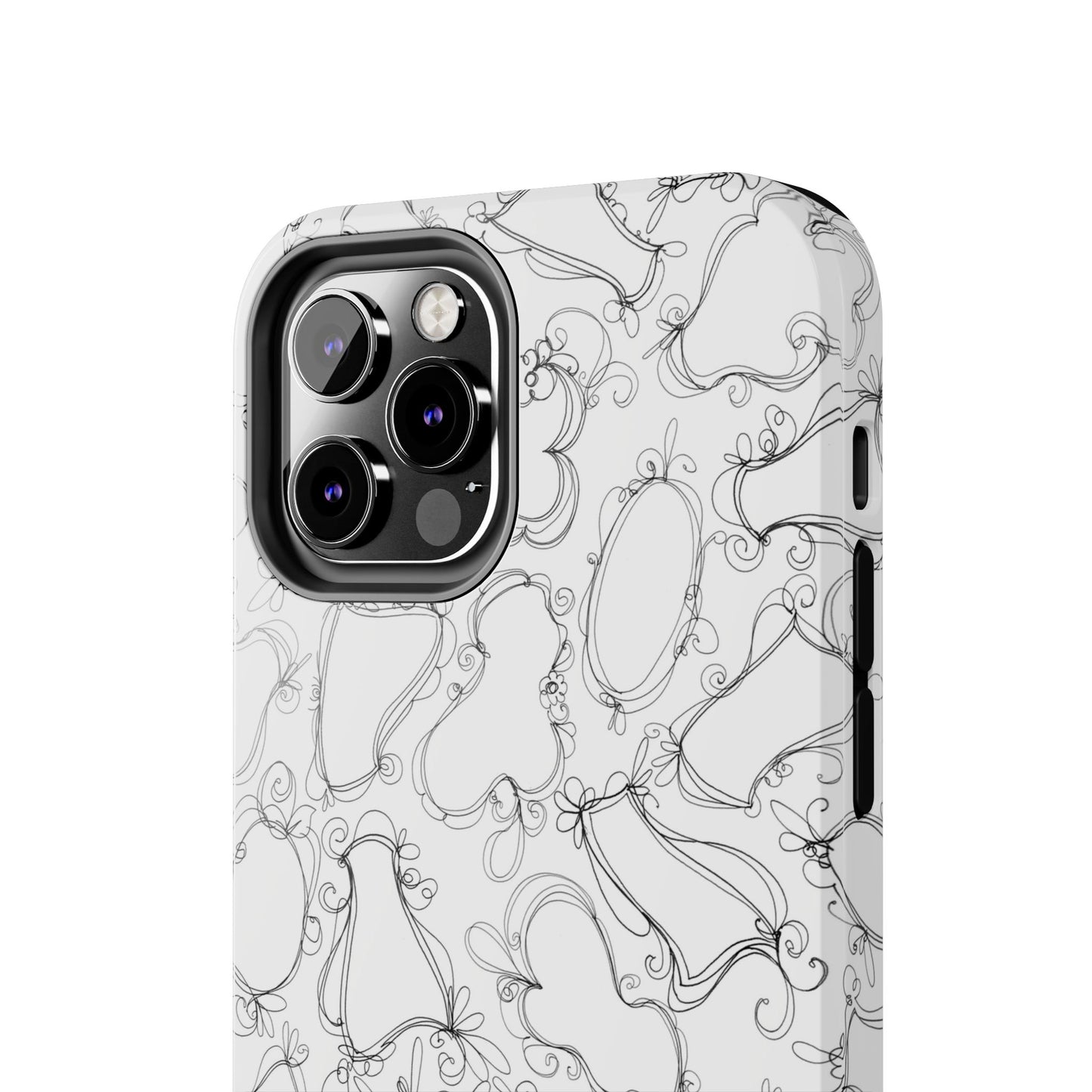 Frames White / Black Phone Case