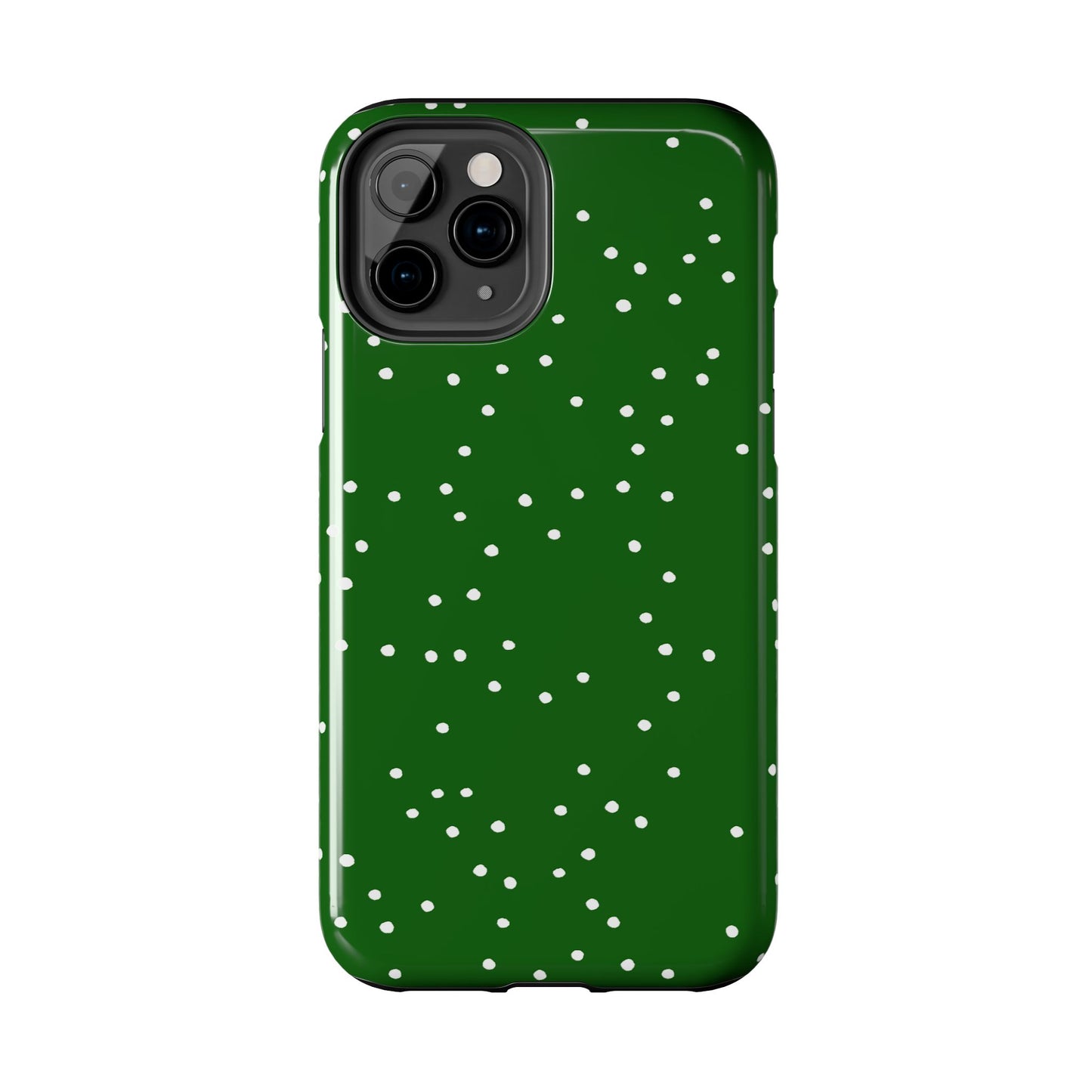 Dinky Dots Green / White Phone Case