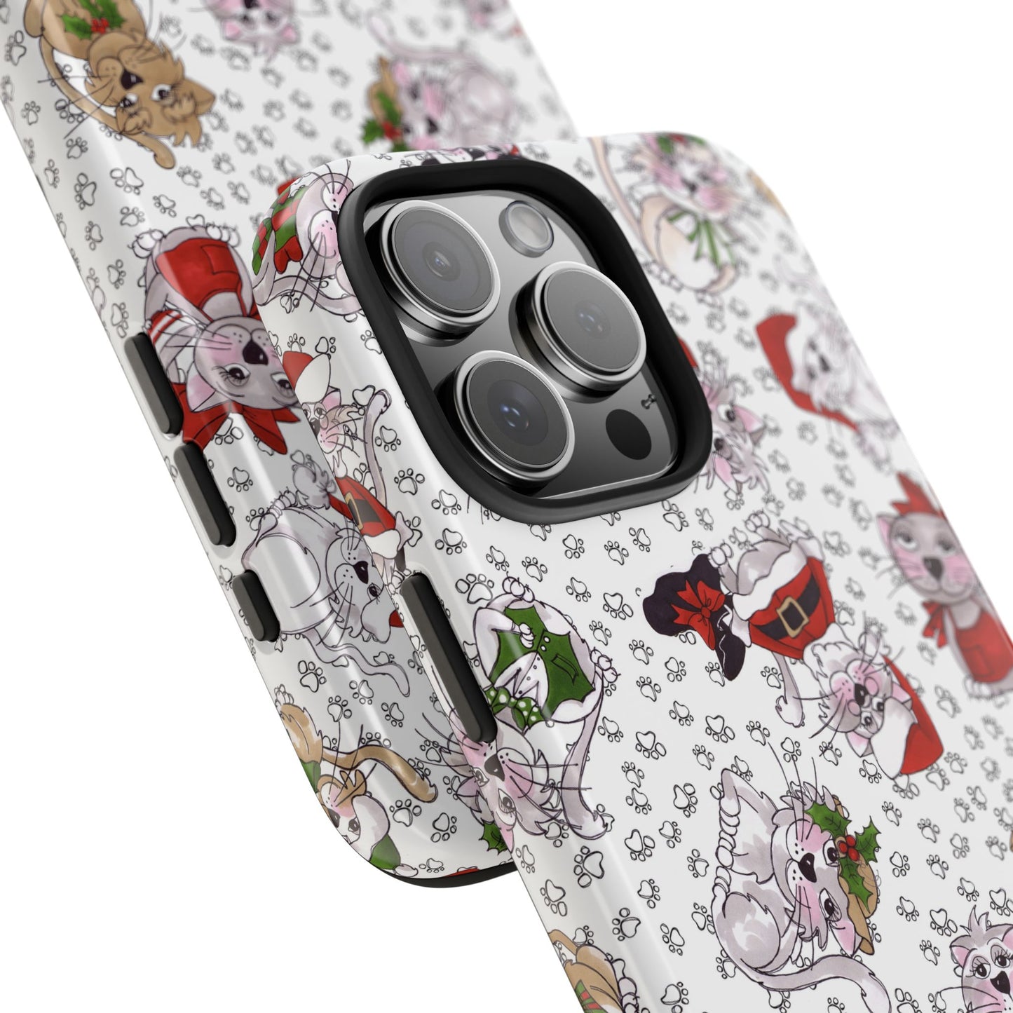 Kitty Blizzard White Phone Case