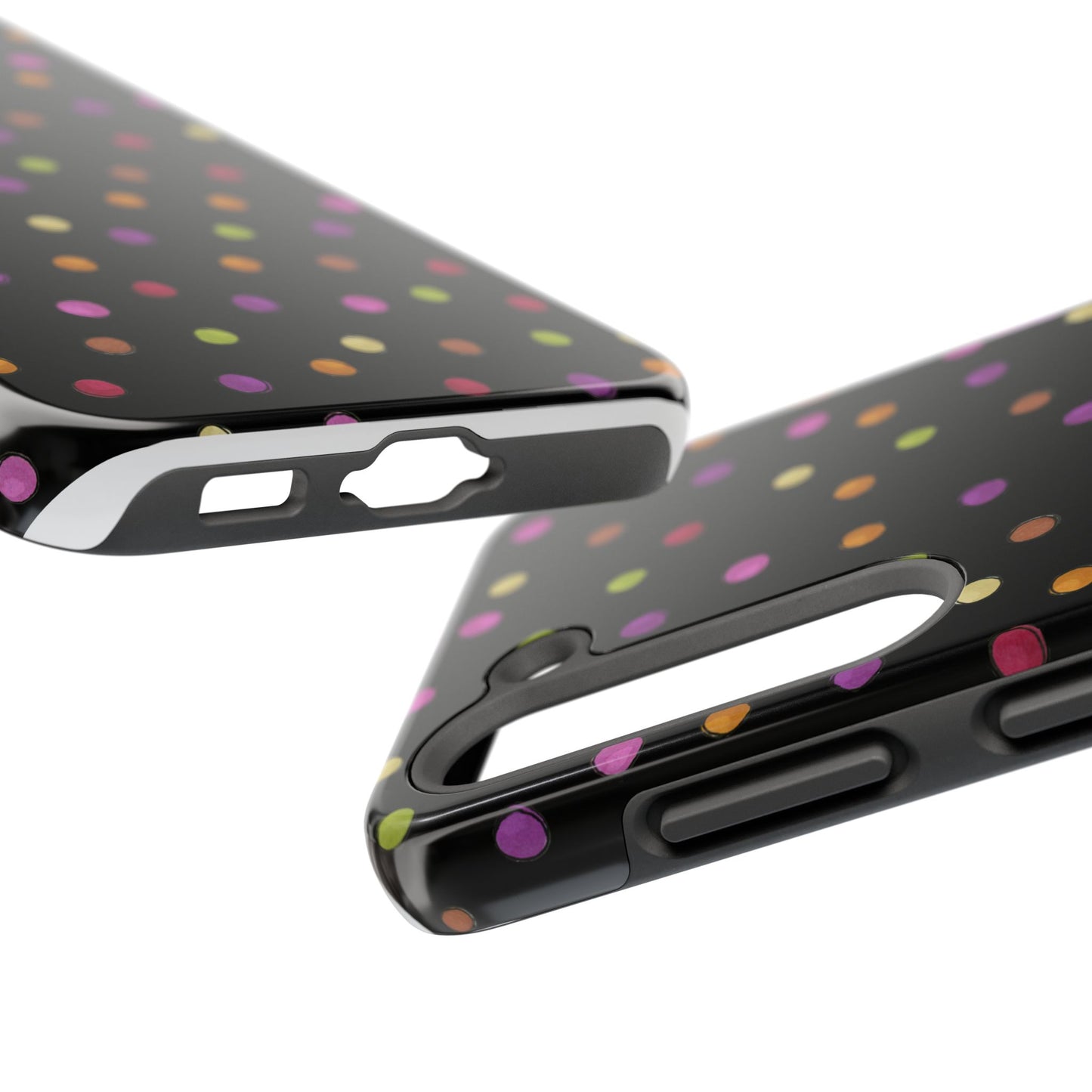 Tea Dot Black Phone Case