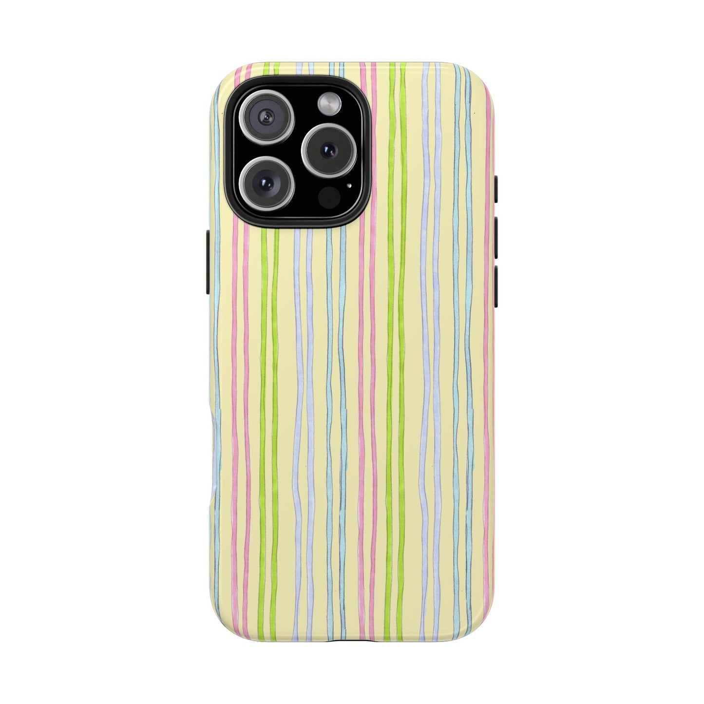 Belle Stripe Yellow Phone Case