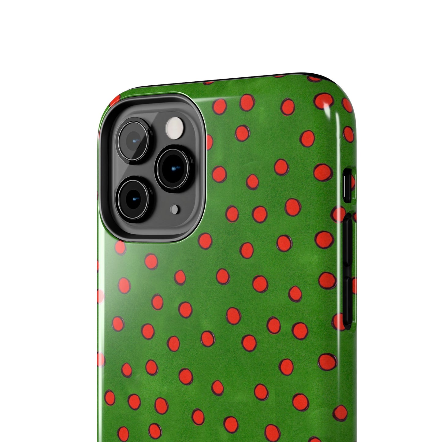 Dinky Dots Green / Red Phone Case