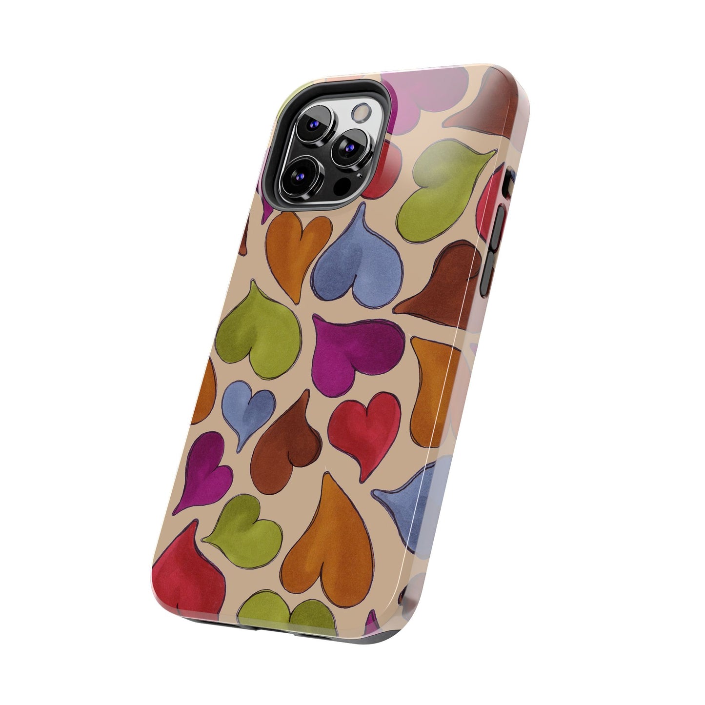 Big Hearted Khaki Phone Case
