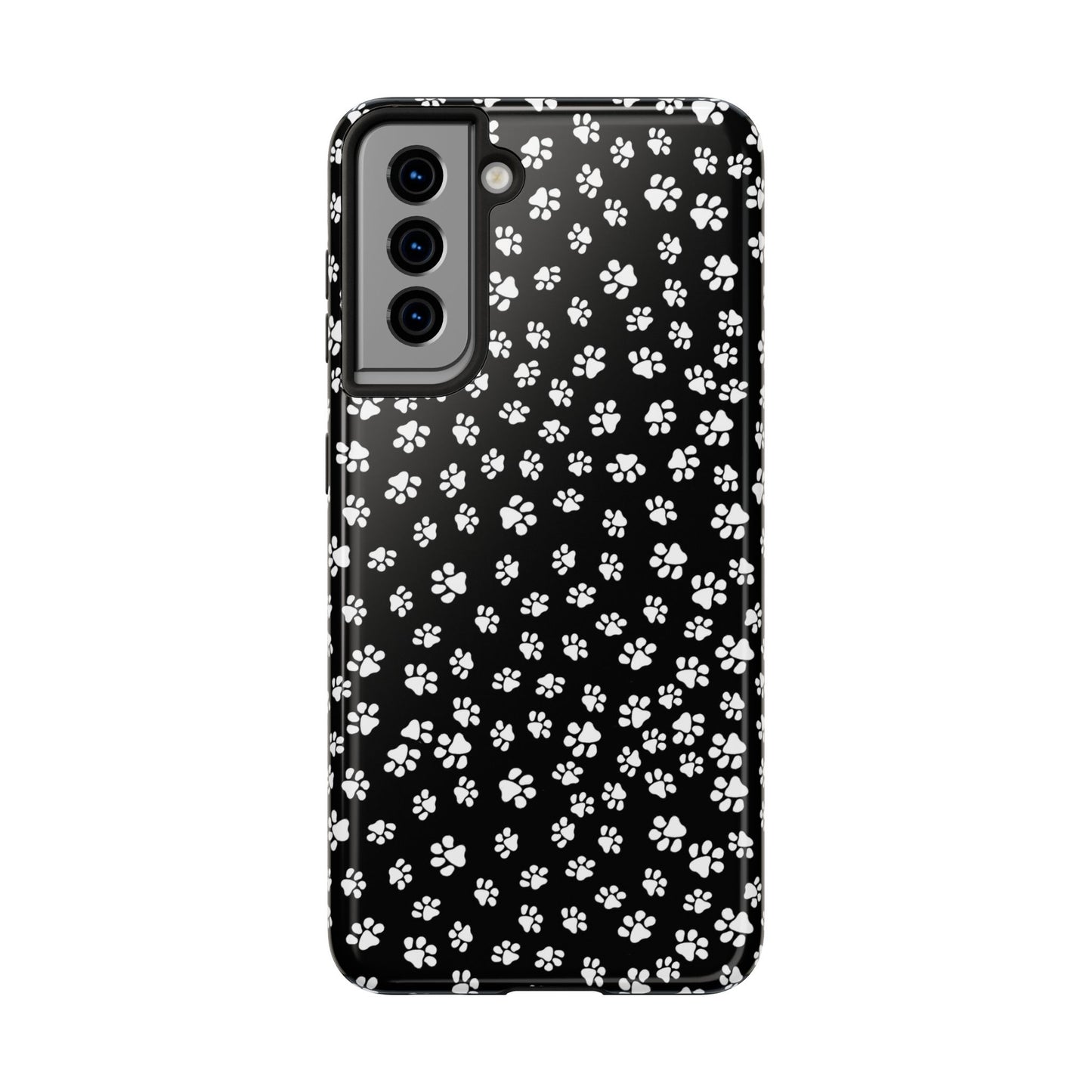 Little Paws Black / White Phone Case