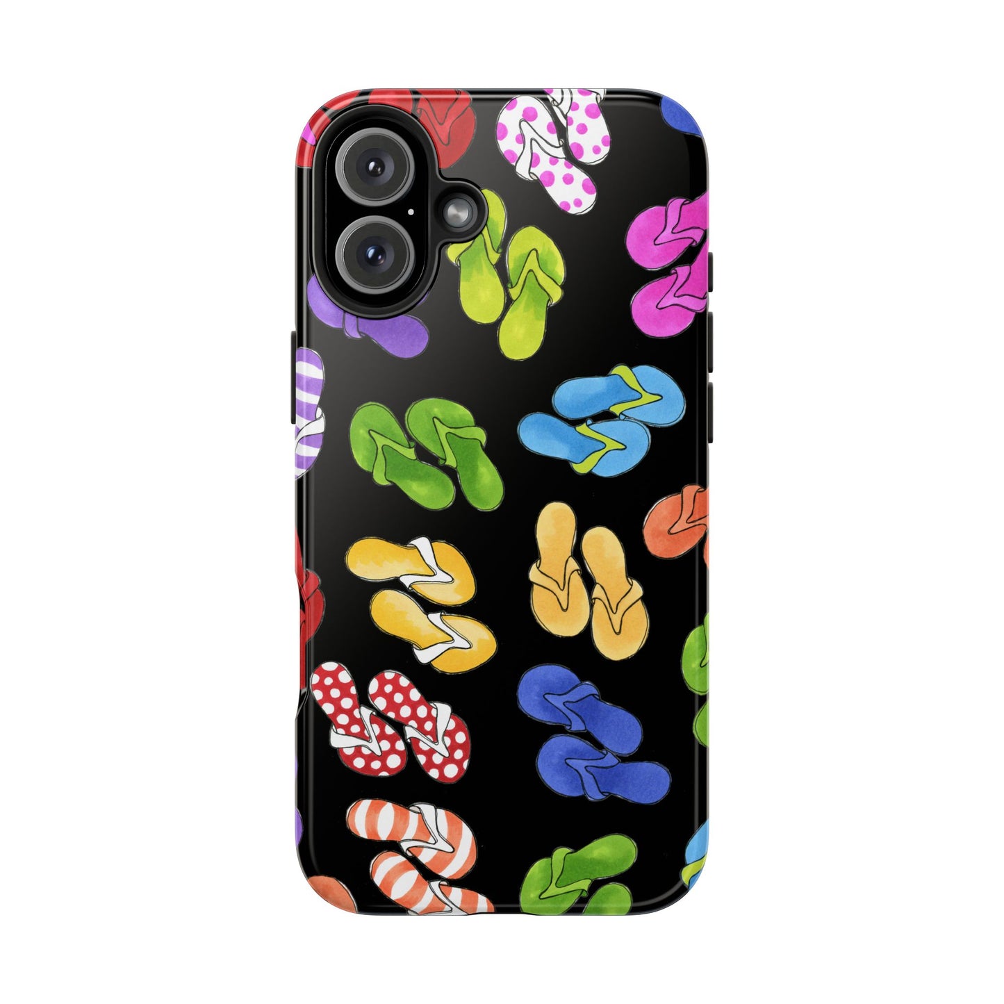 Fun Flops Black Phone Case