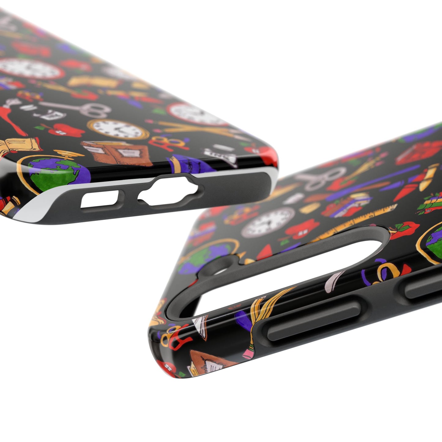 School Stuff Black Phone Case