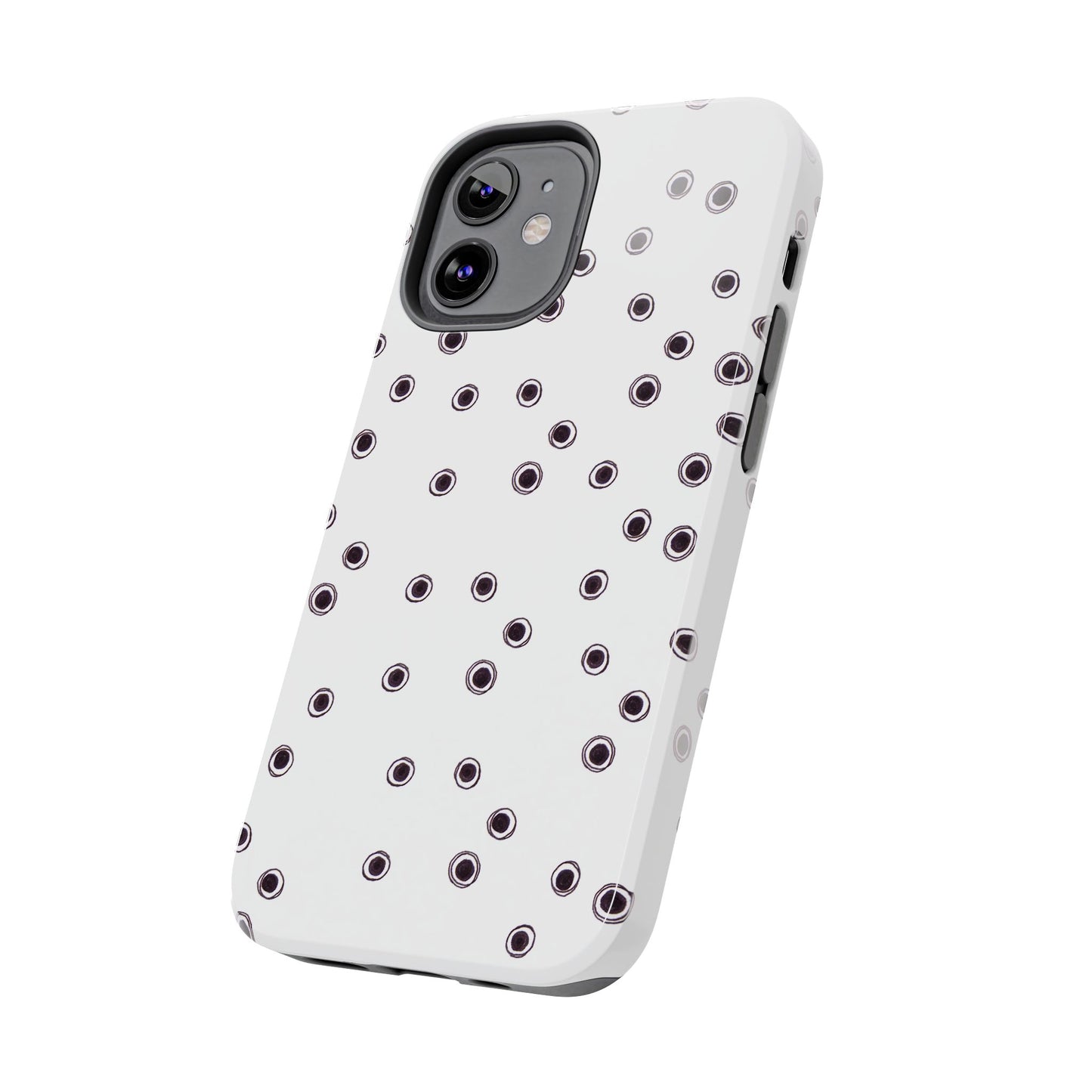 Halo Dots White Phone Case