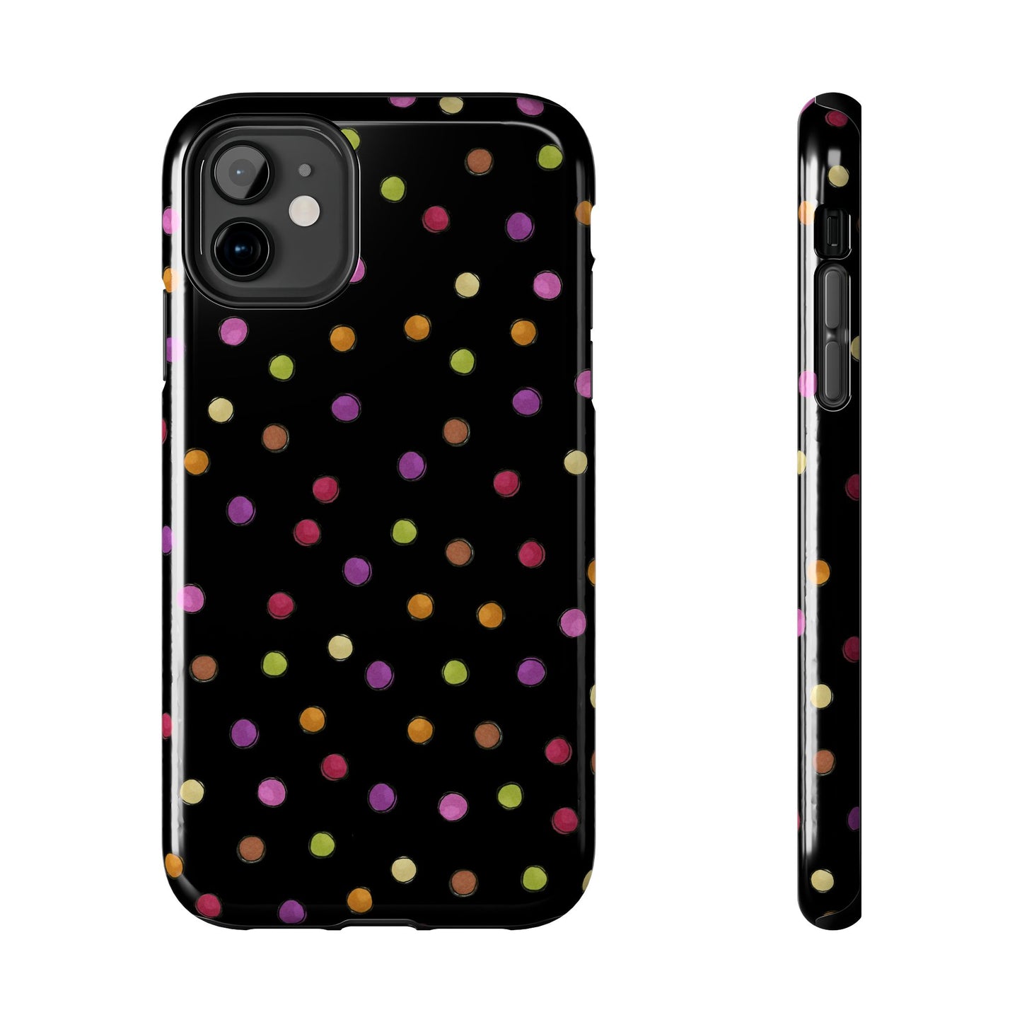 Tea Dot Black Phone Case