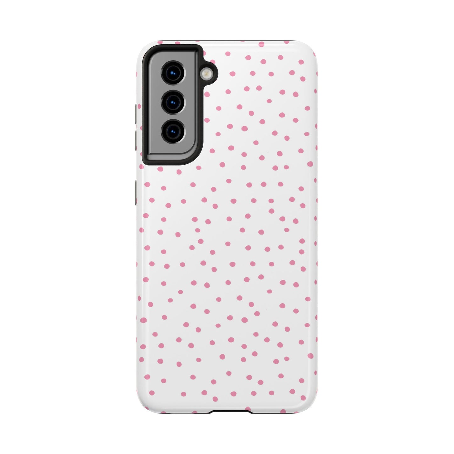 Dinky Dots White / Pink Phone Case