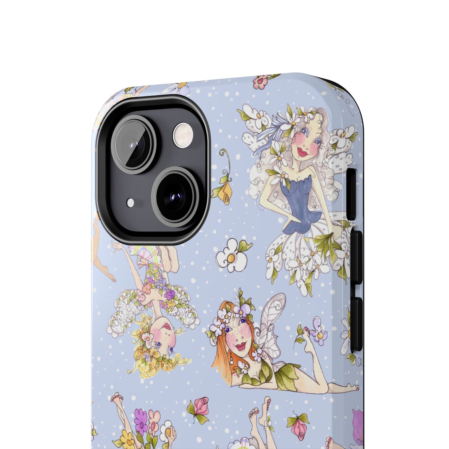 Tossed Fairies Blue Phone Case