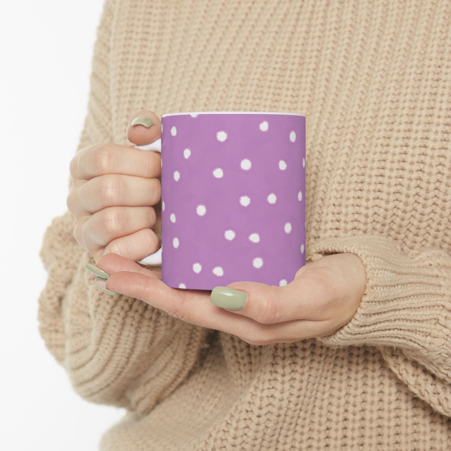 Medium Dots Purple Cup