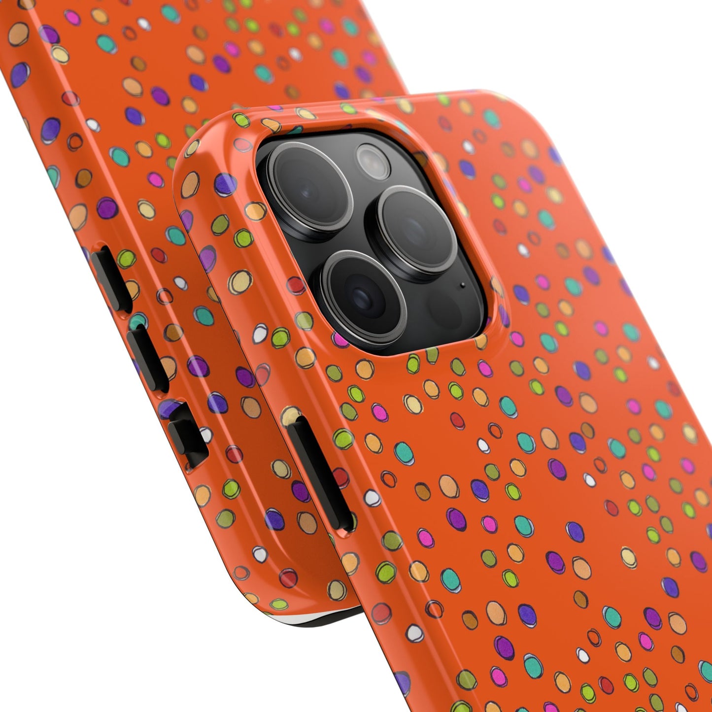 Dog Dots Orange Phone Case