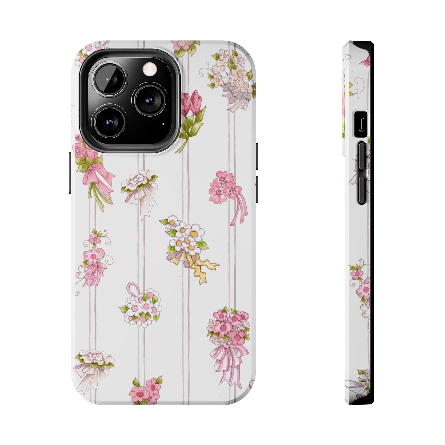 Bouquet Stripe Phone Case