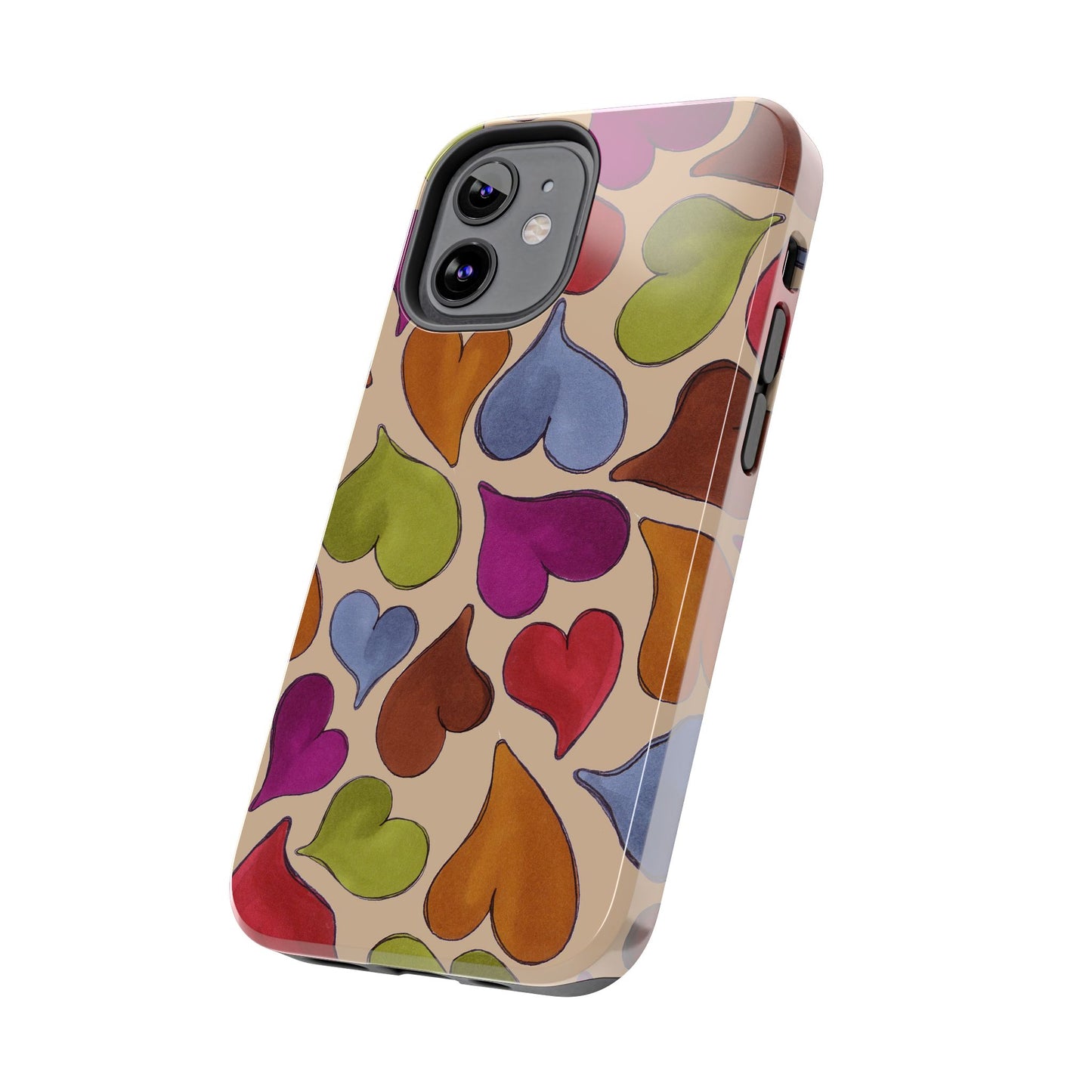 Big Hearted Khaki Phone Case