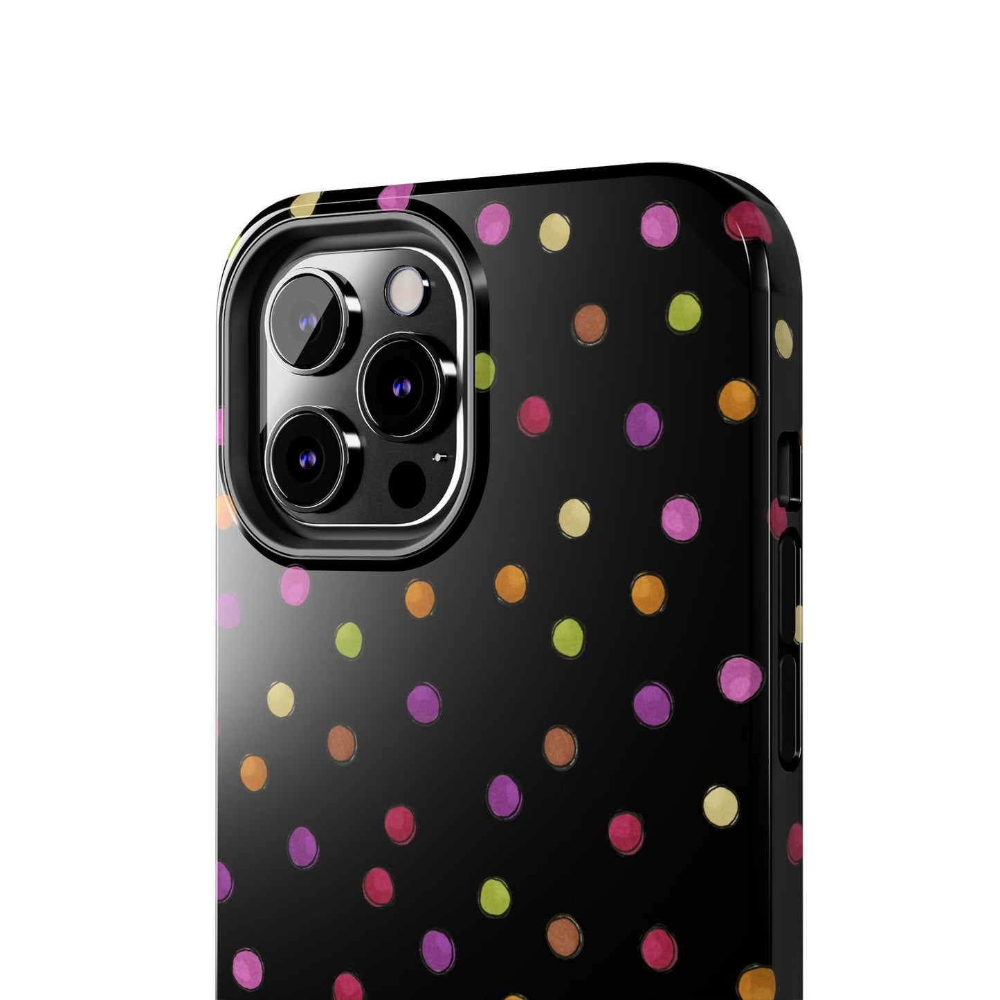 Tea Dot Black Phone Case