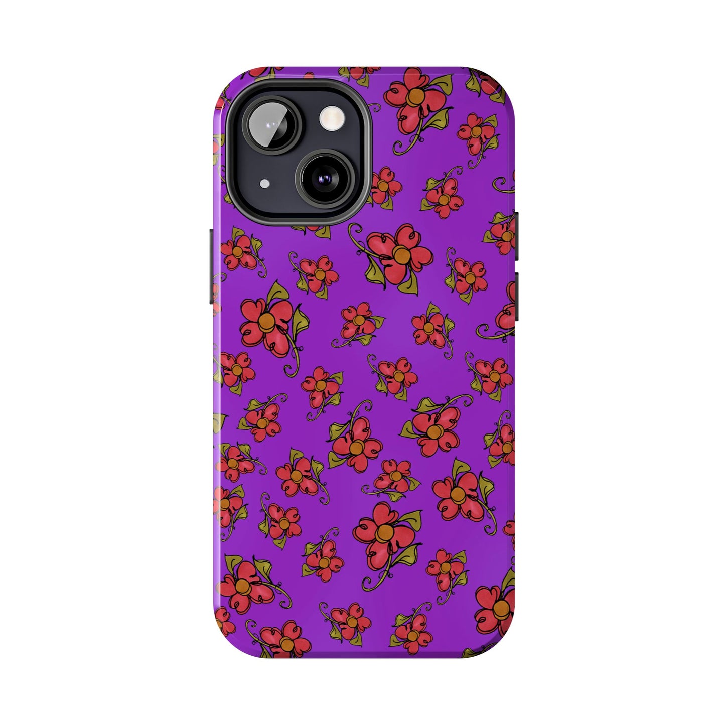 Daisy Caper Purple Phone Case