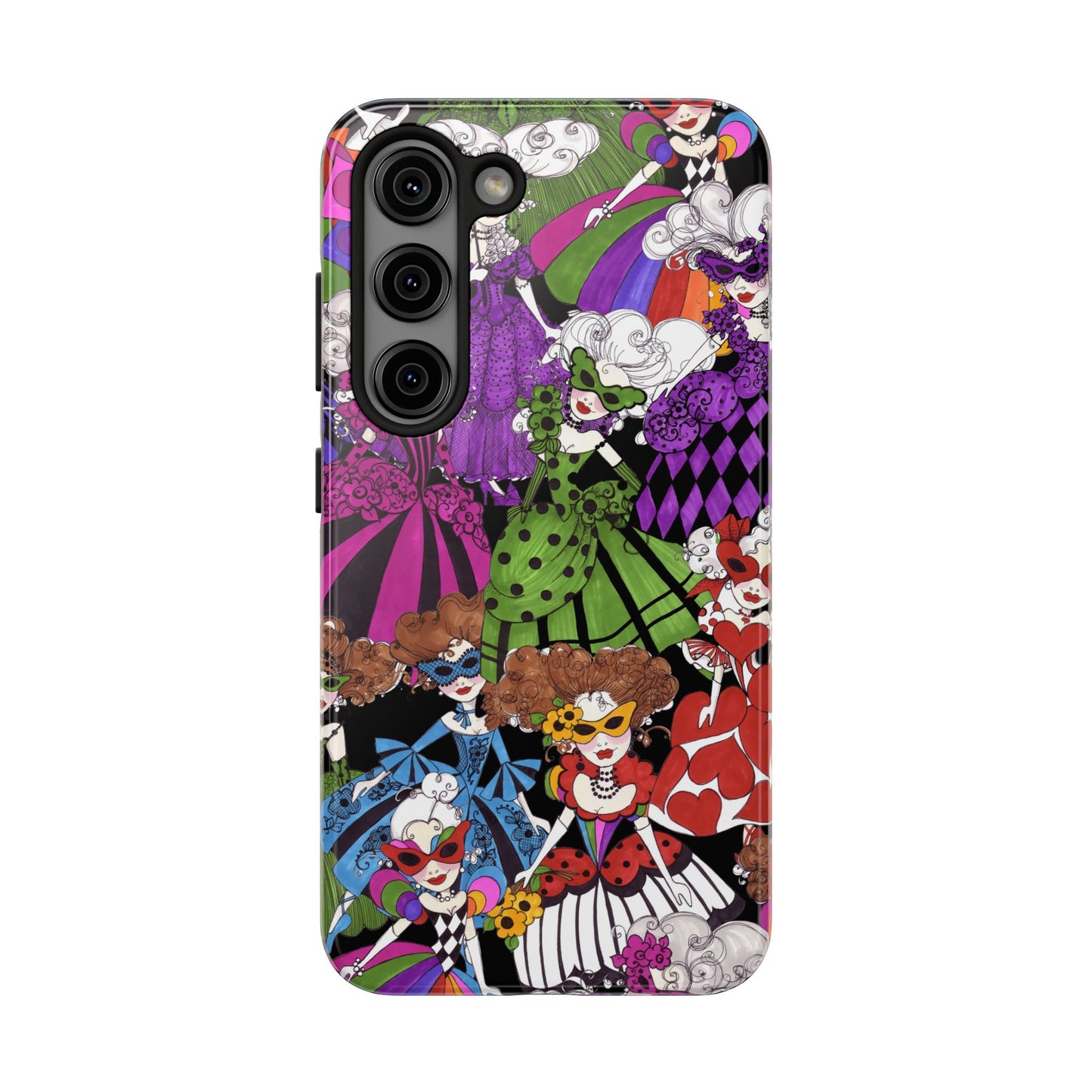 Crowded Dance Floor Black Phone Case