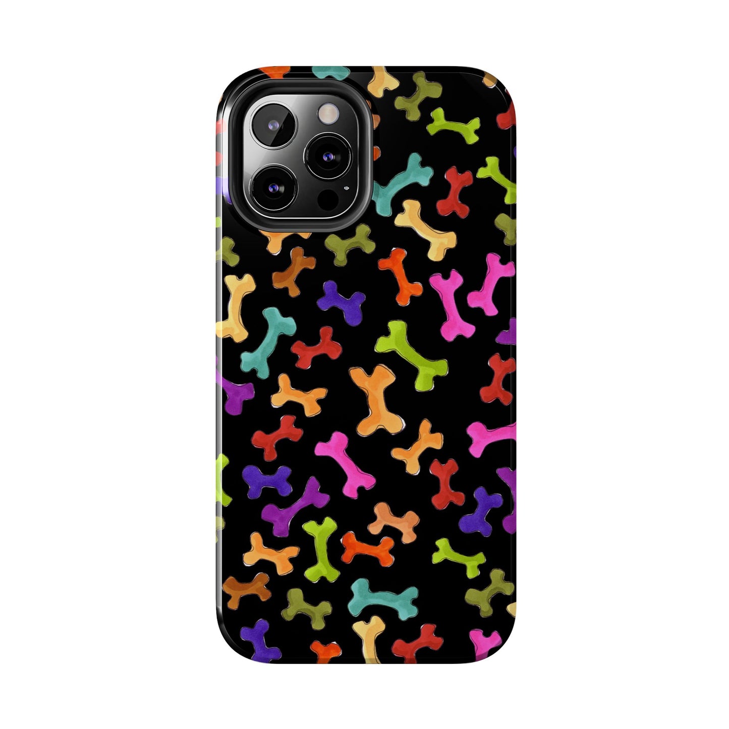 Happy Bones Black Phone Case