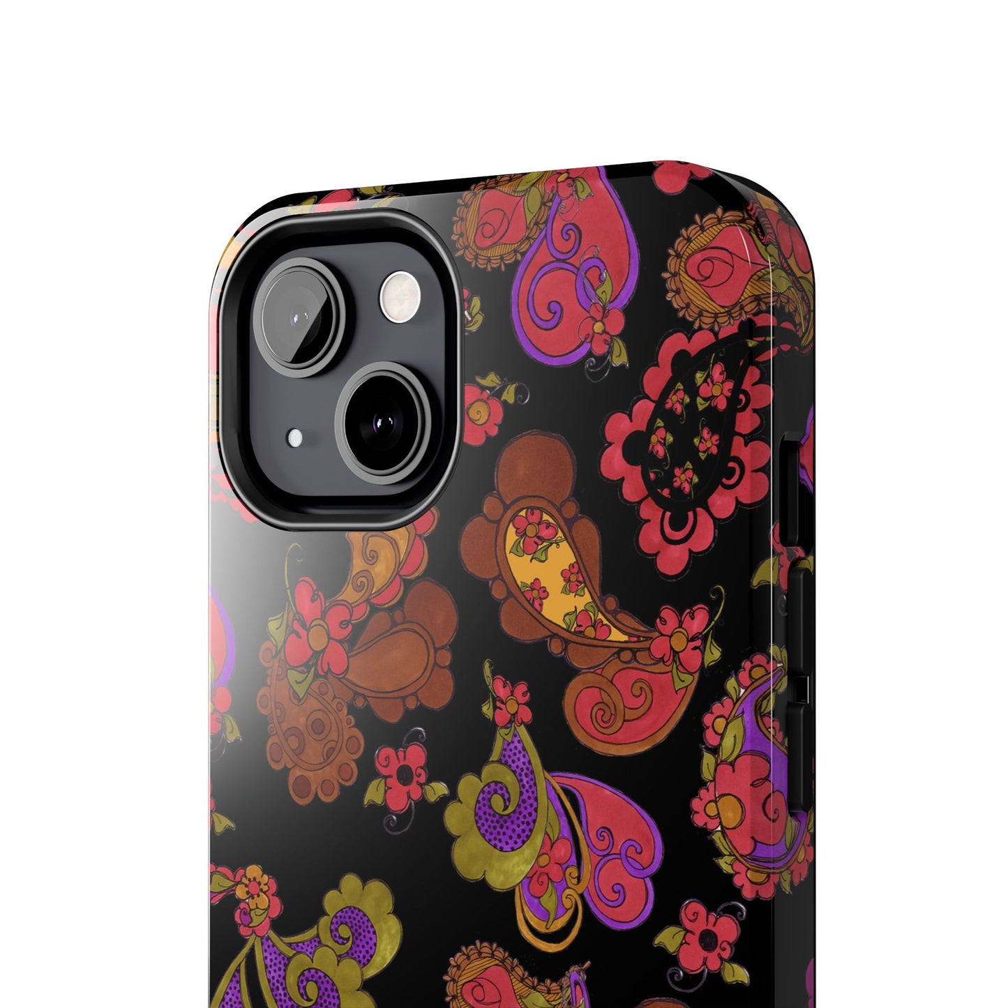 Posie Paisley Black Phone Case