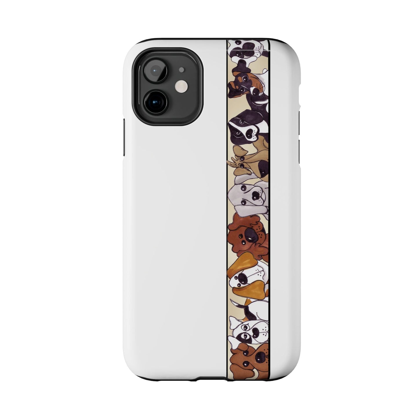 Doggie Delight Border Phone Case