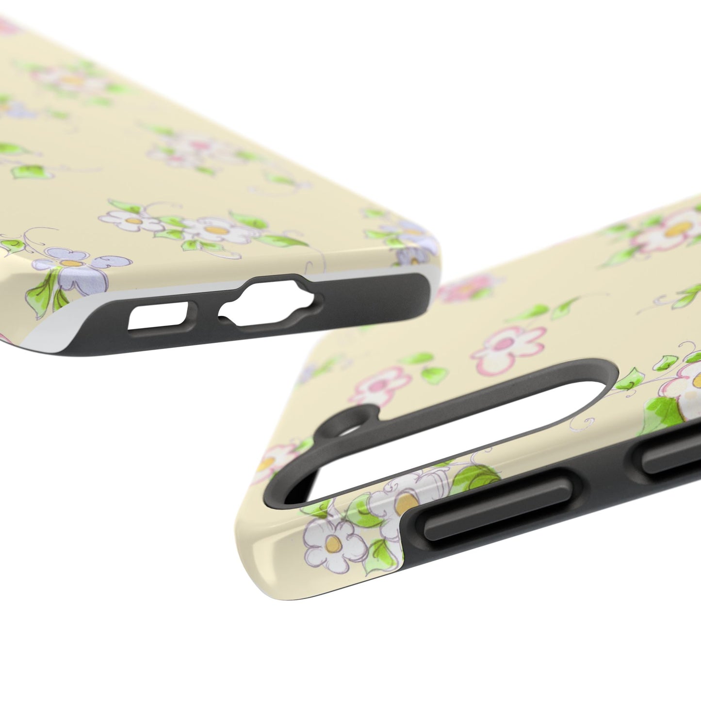 Precious Posies Yellow Phone Case