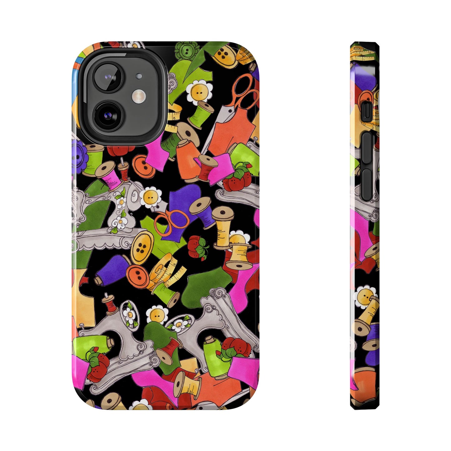 Kaleidasew Black Phone Case