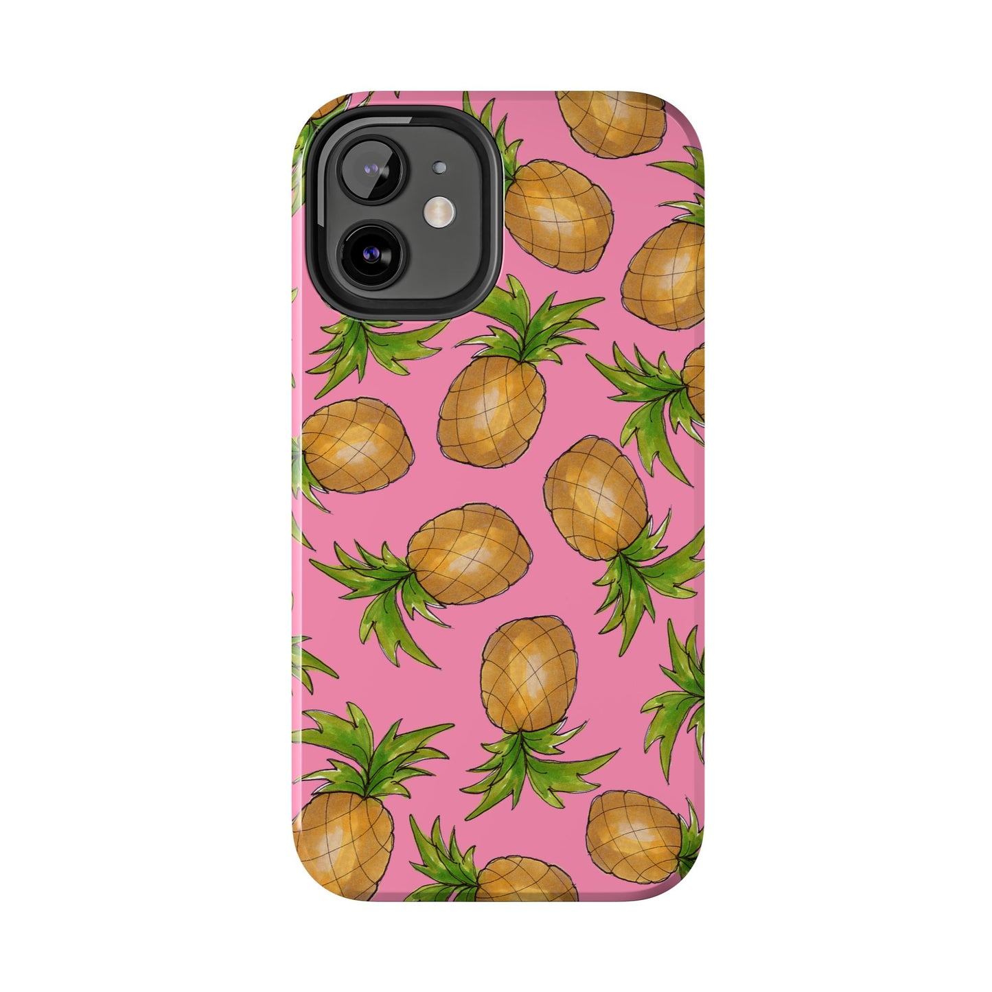 Pineapple Toss Pink Phone Case