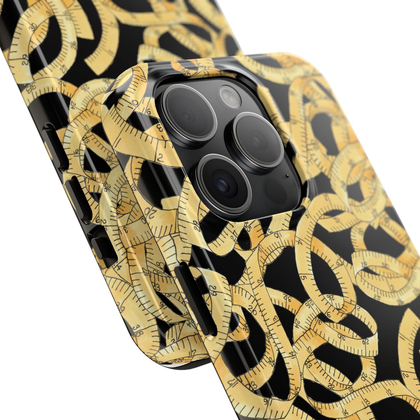 Tape Tangle Black Phone Case