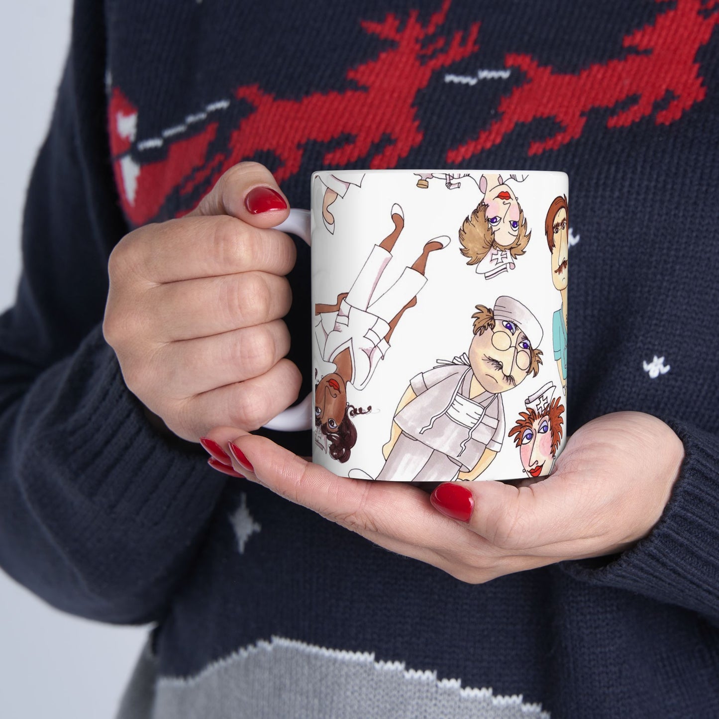 Happy Staff White Cup