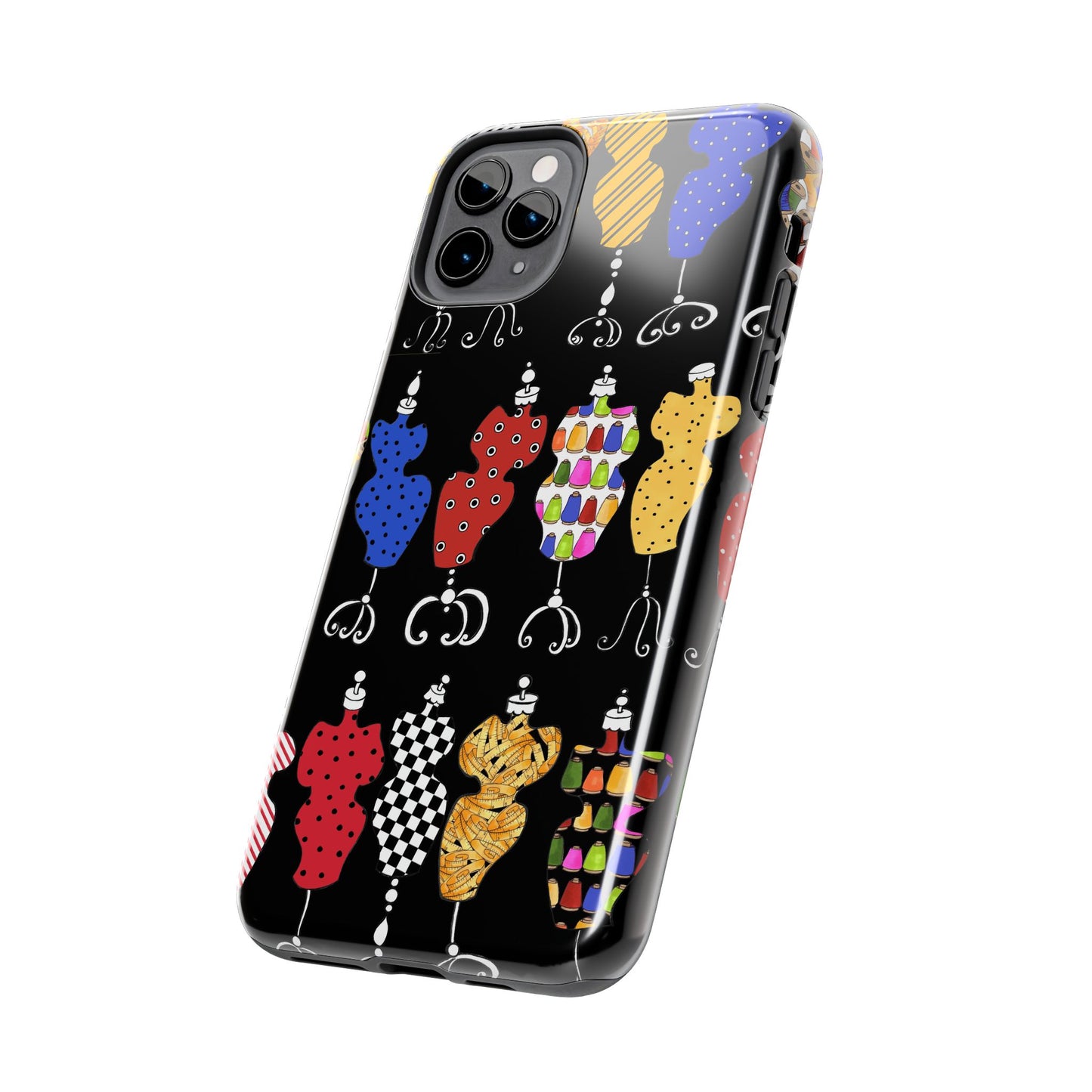 Go Figure Black / Multi Phone Case