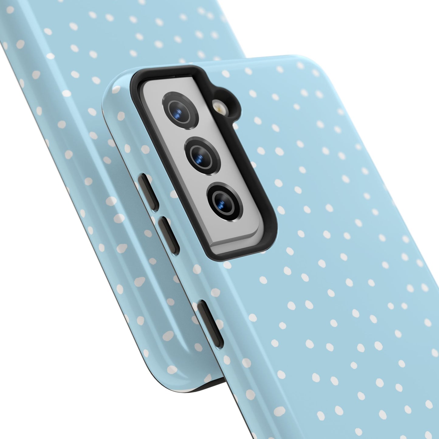Dinky Dots Aqua / White Phone Case