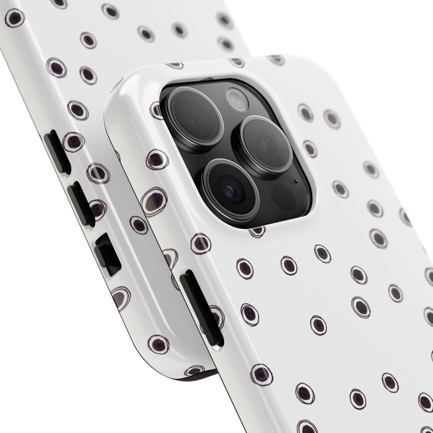 Halo Dots White Phone Case
