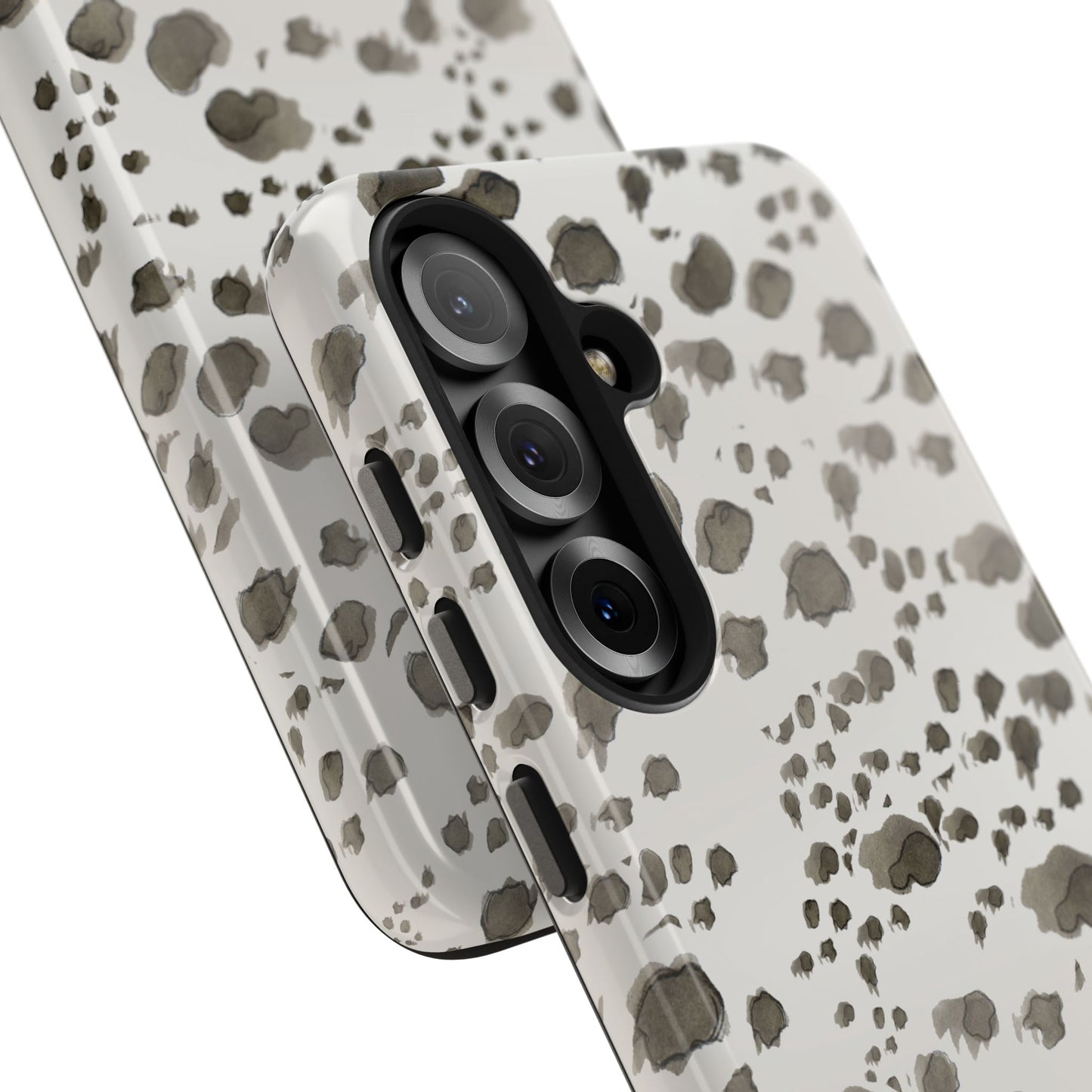 Kitty Dots Gray Phone Case
