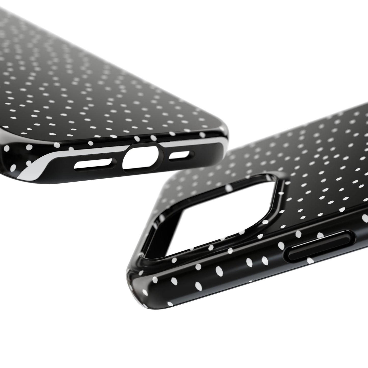 Dinky Dots Black / White Phone Case