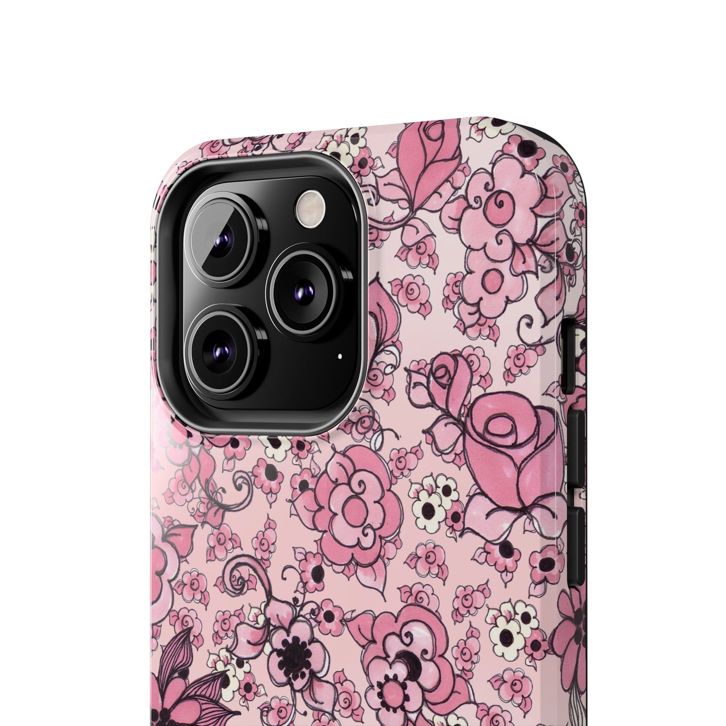Profuse Posies Pink Phone Case