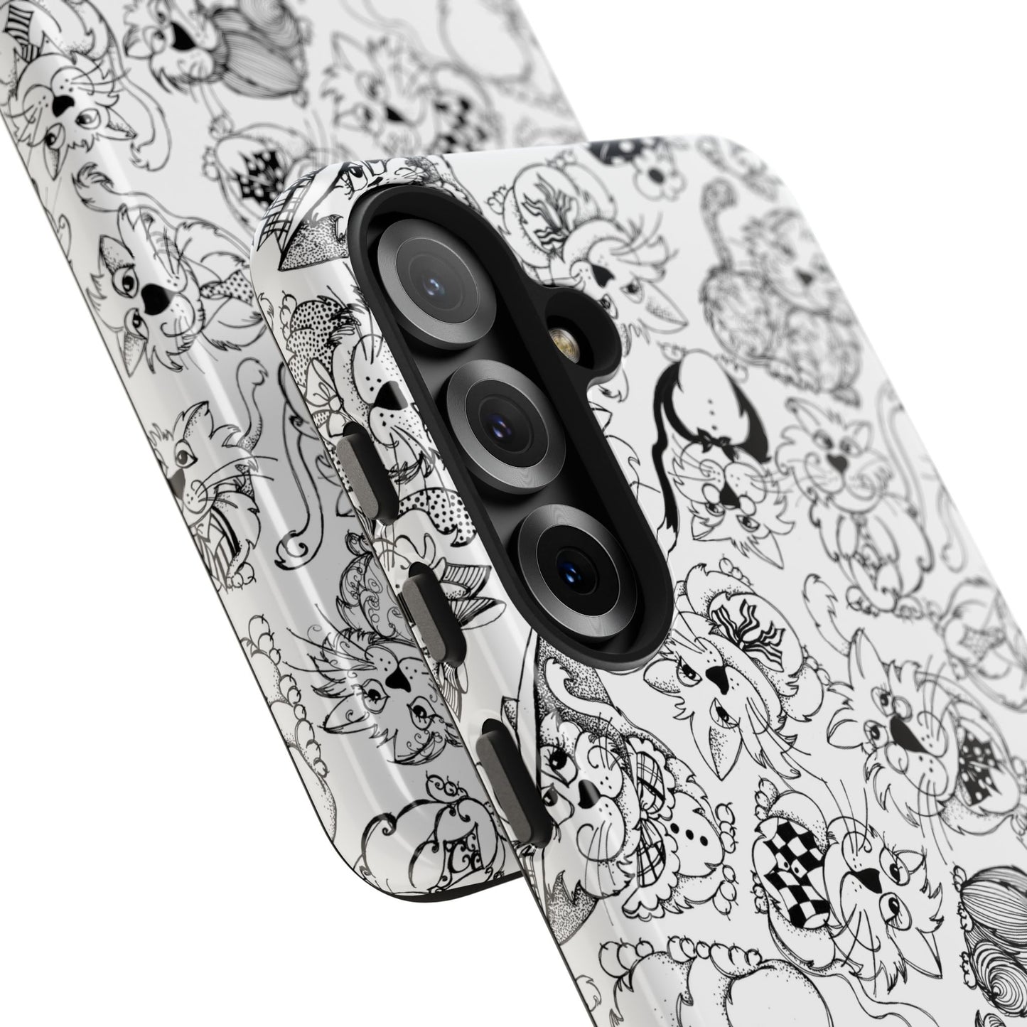 So Kitties Tossed White Phone Case