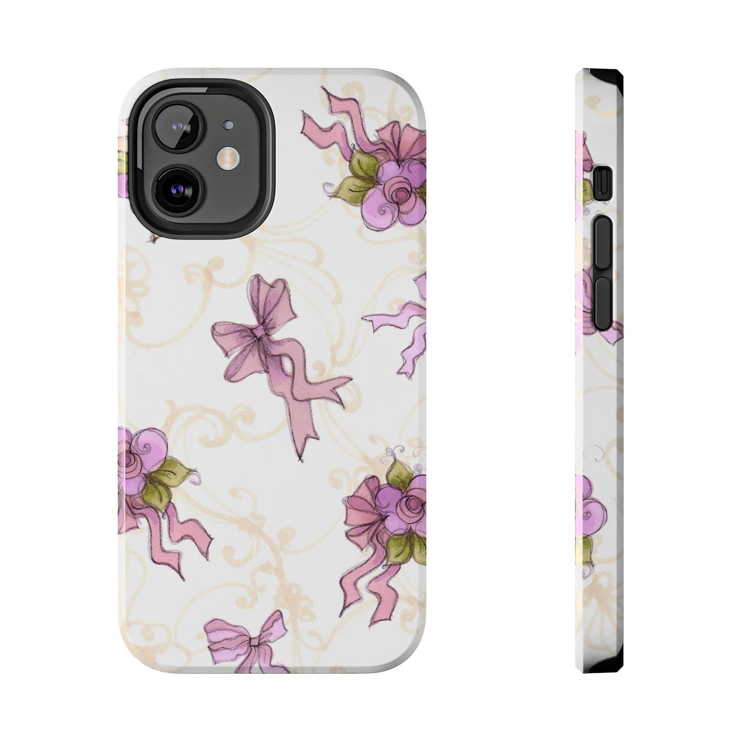 Flower Model Bow Flowers Phone Case