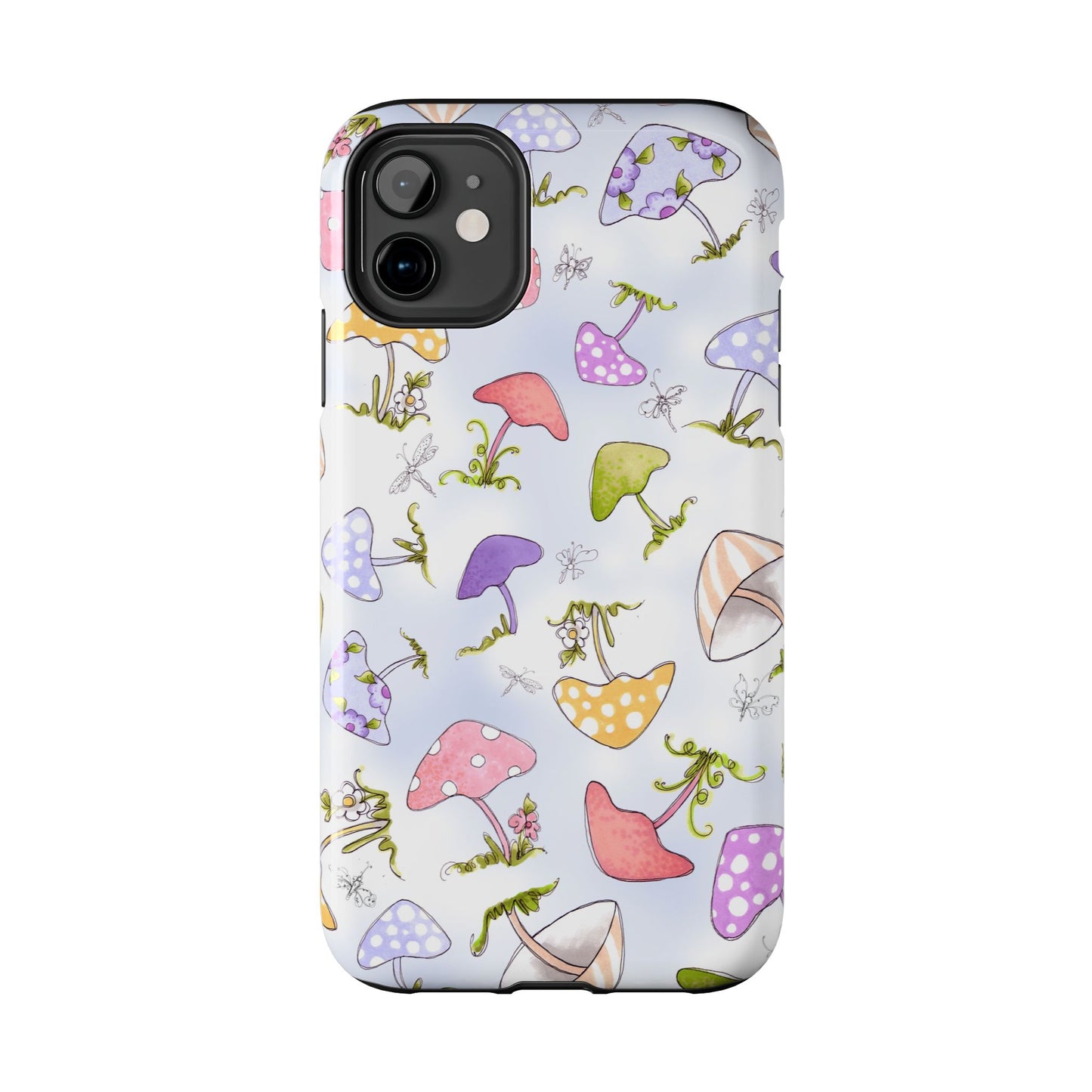 Mushroom Toss Blue Phone Case