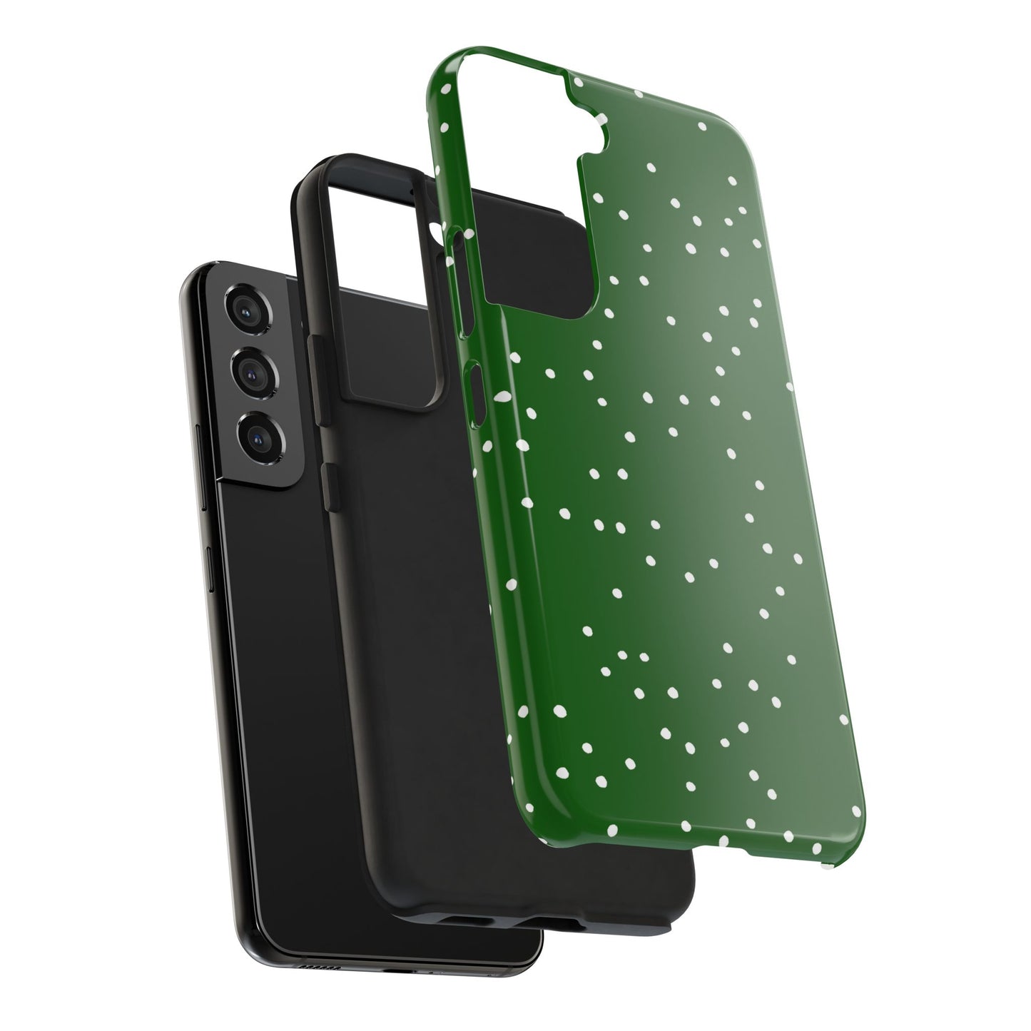 Dinky Dots Green / White Phone Case