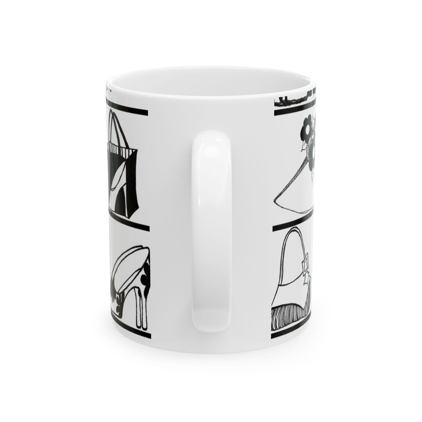 Her Shelves White Cup