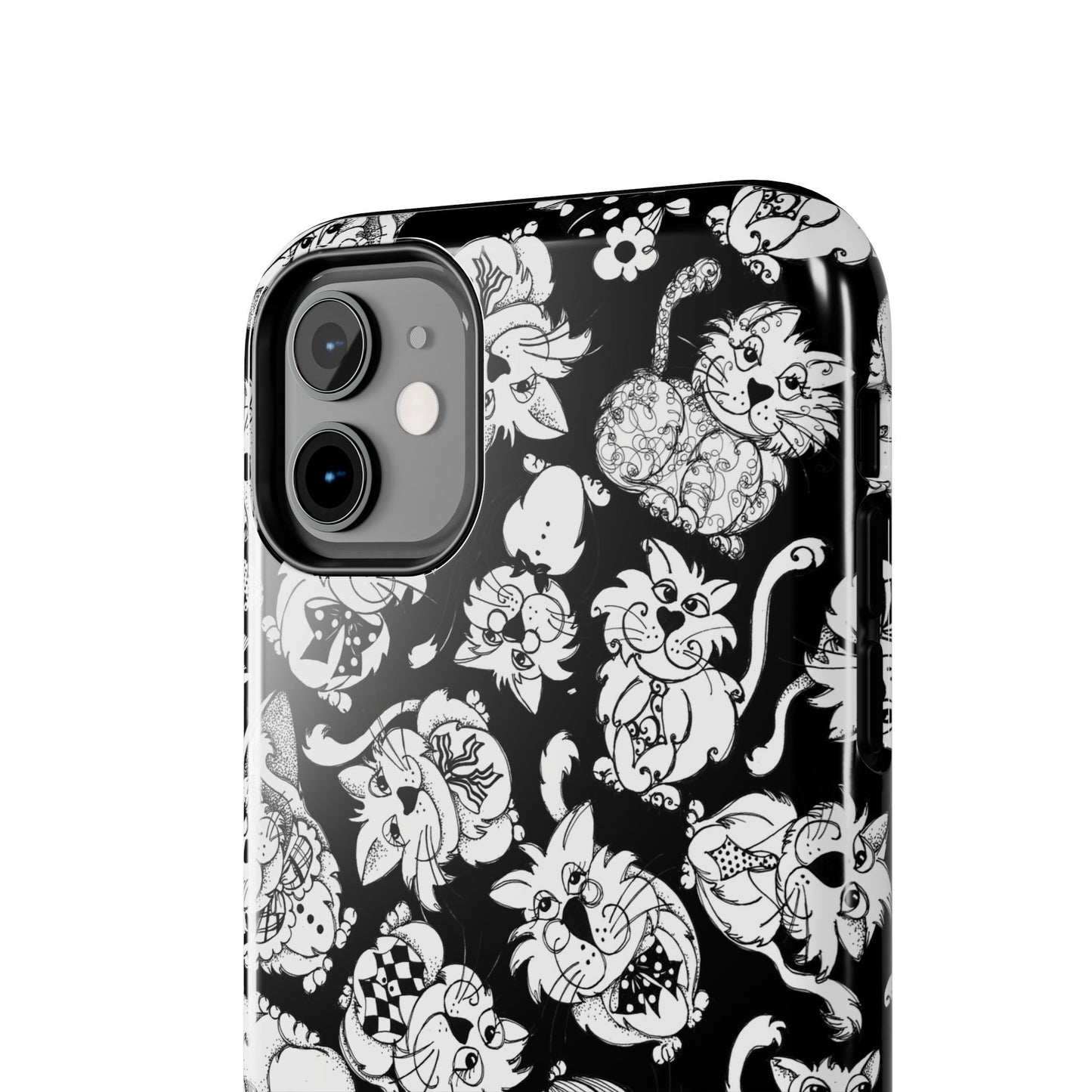 So Kitties Tossed Black Phone Case