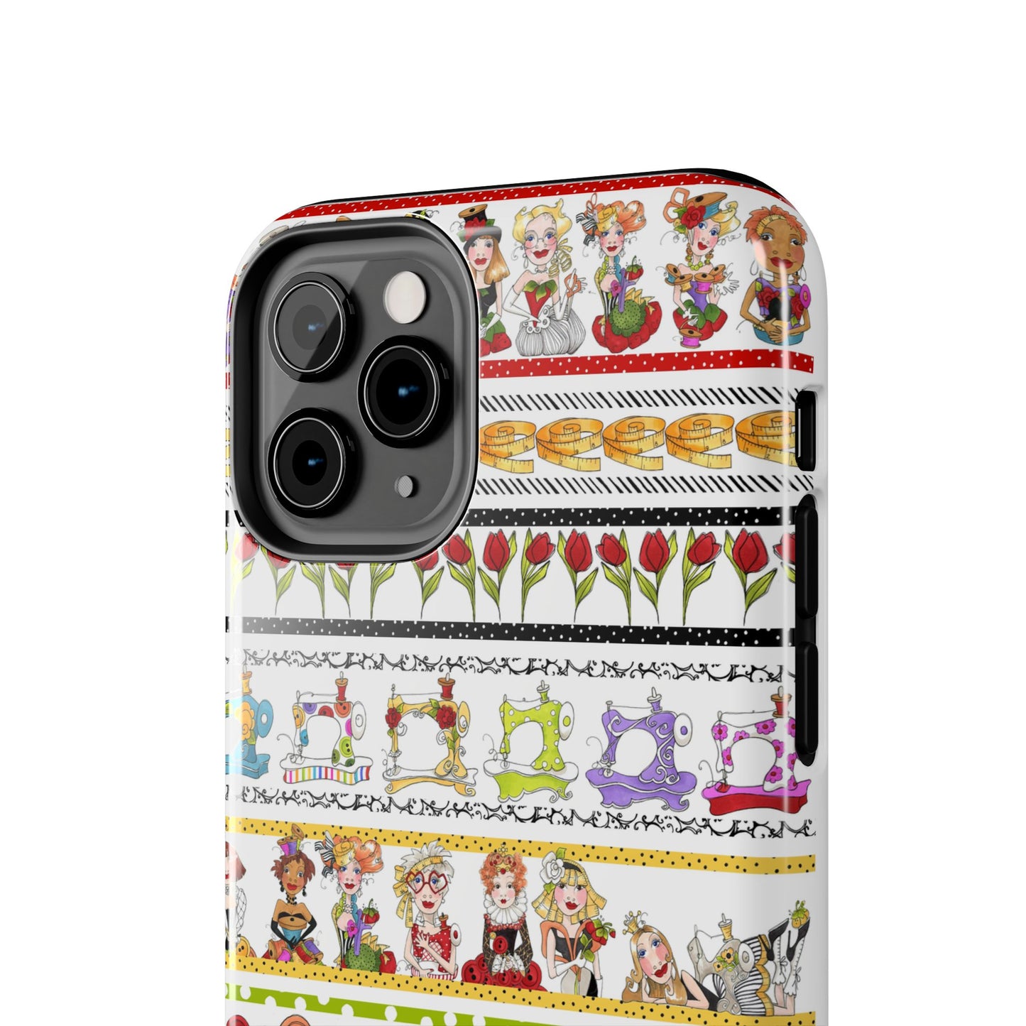 Curious Border White Phone Case