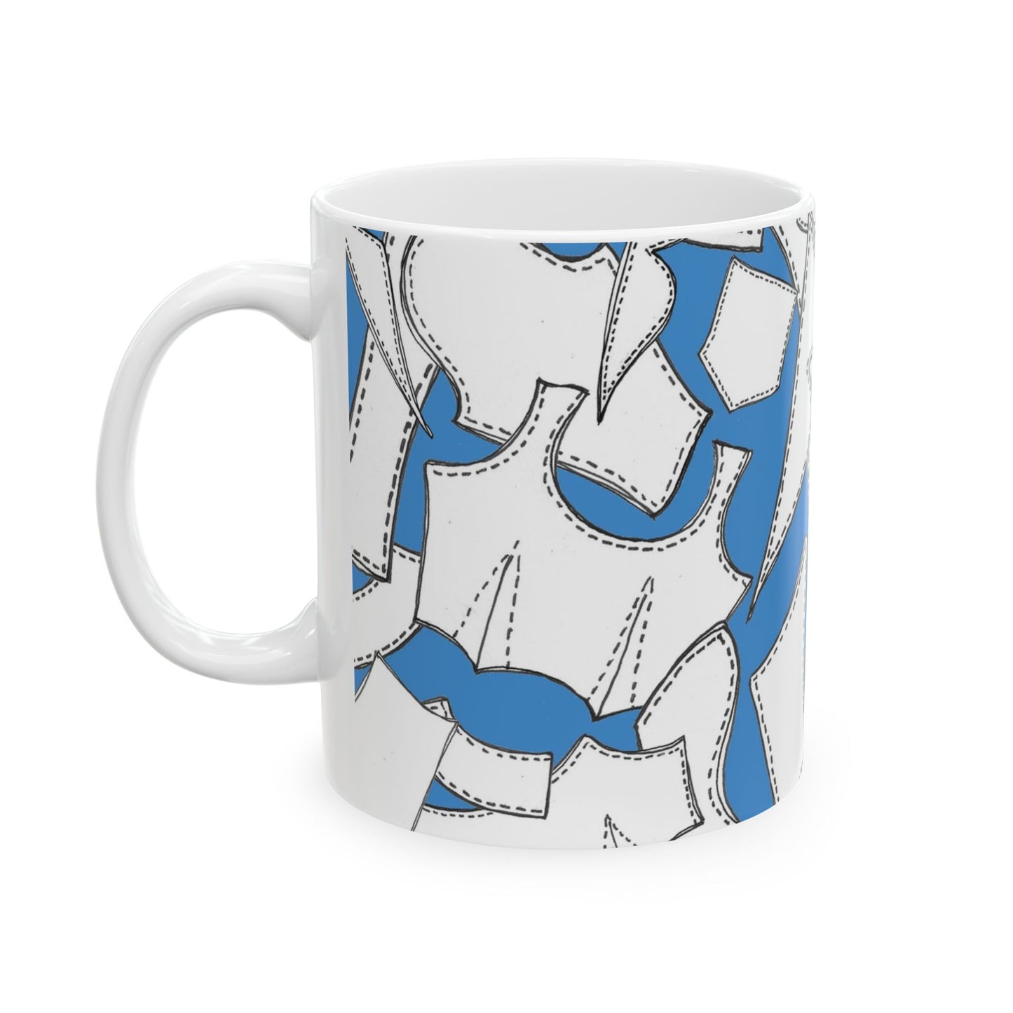 Pattern Pieces Turquoise Cup