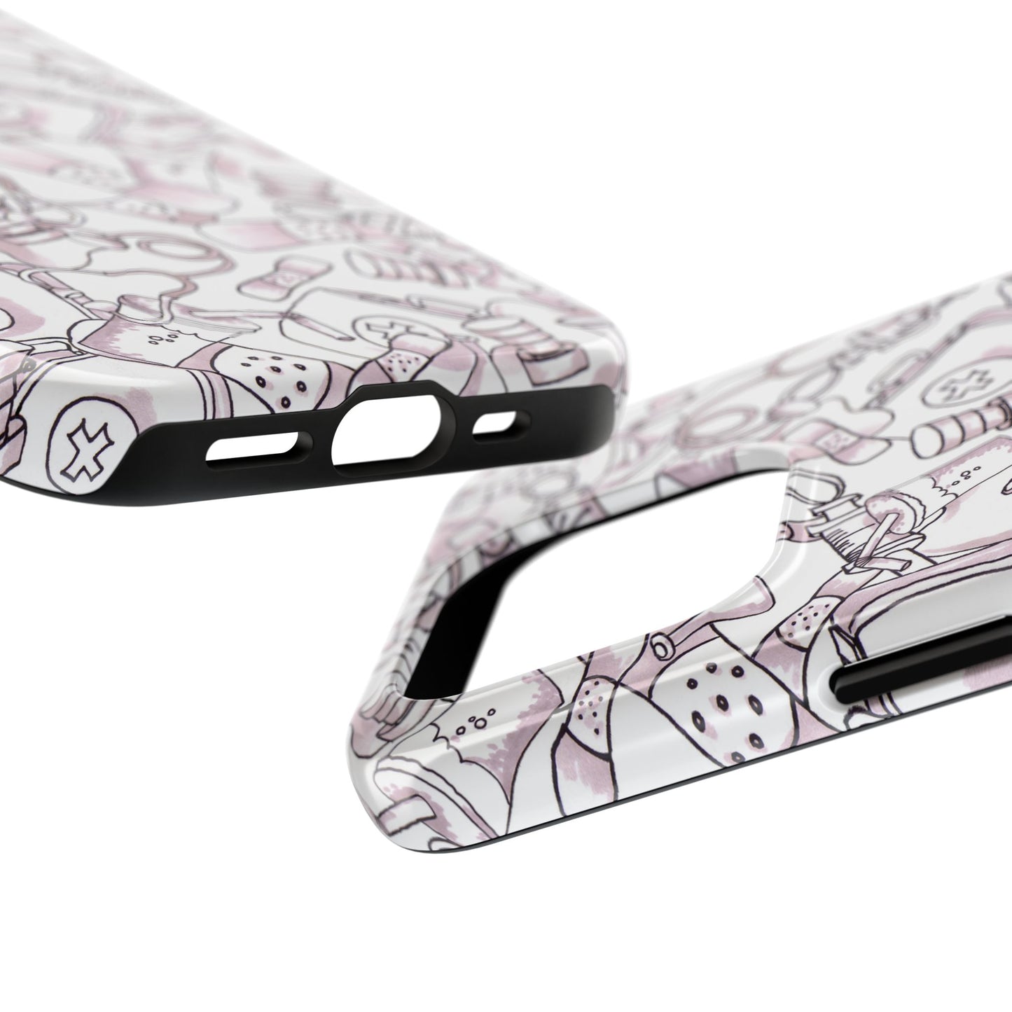 Med Stuff White Phone Case