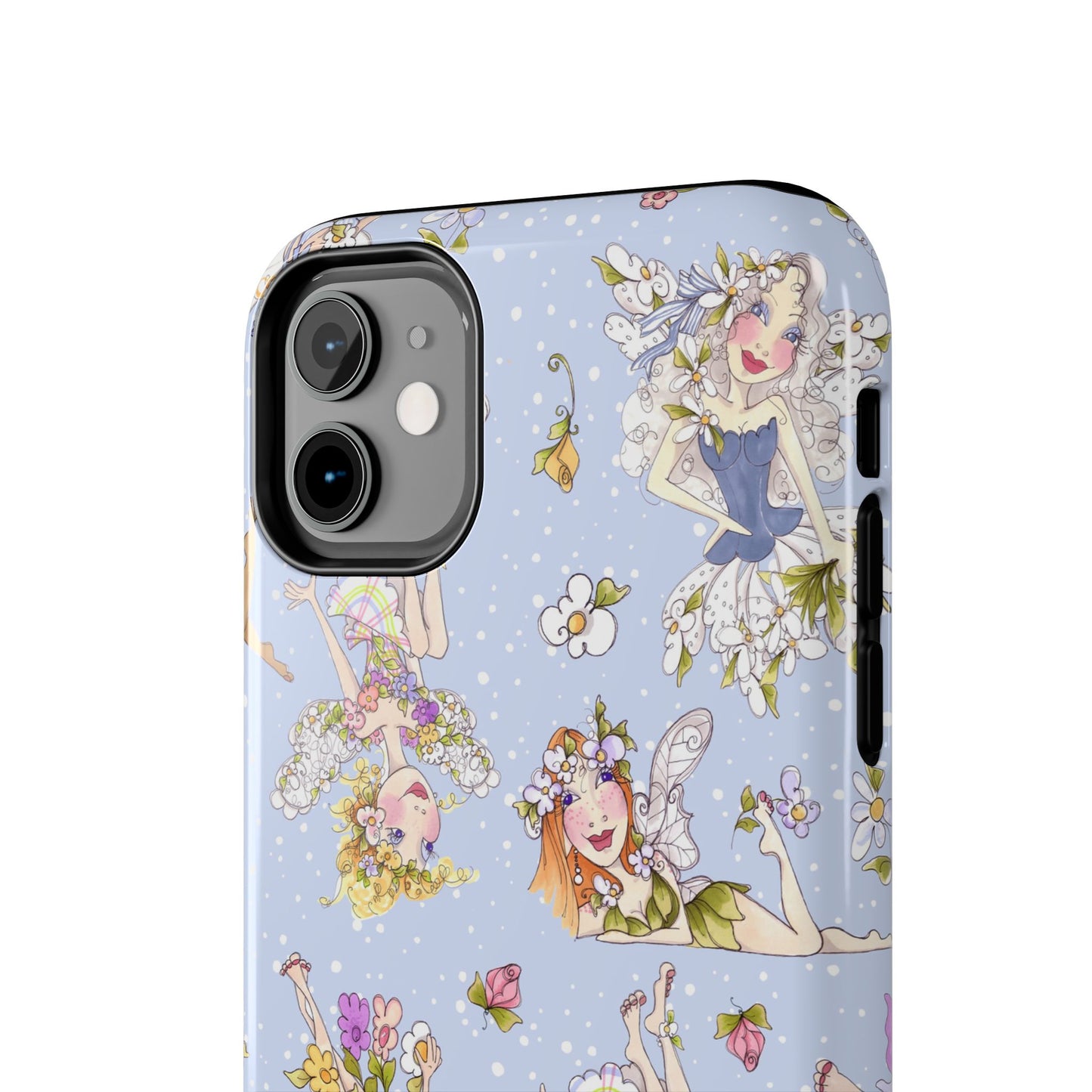 Tossed Fairies Blue Phone Case