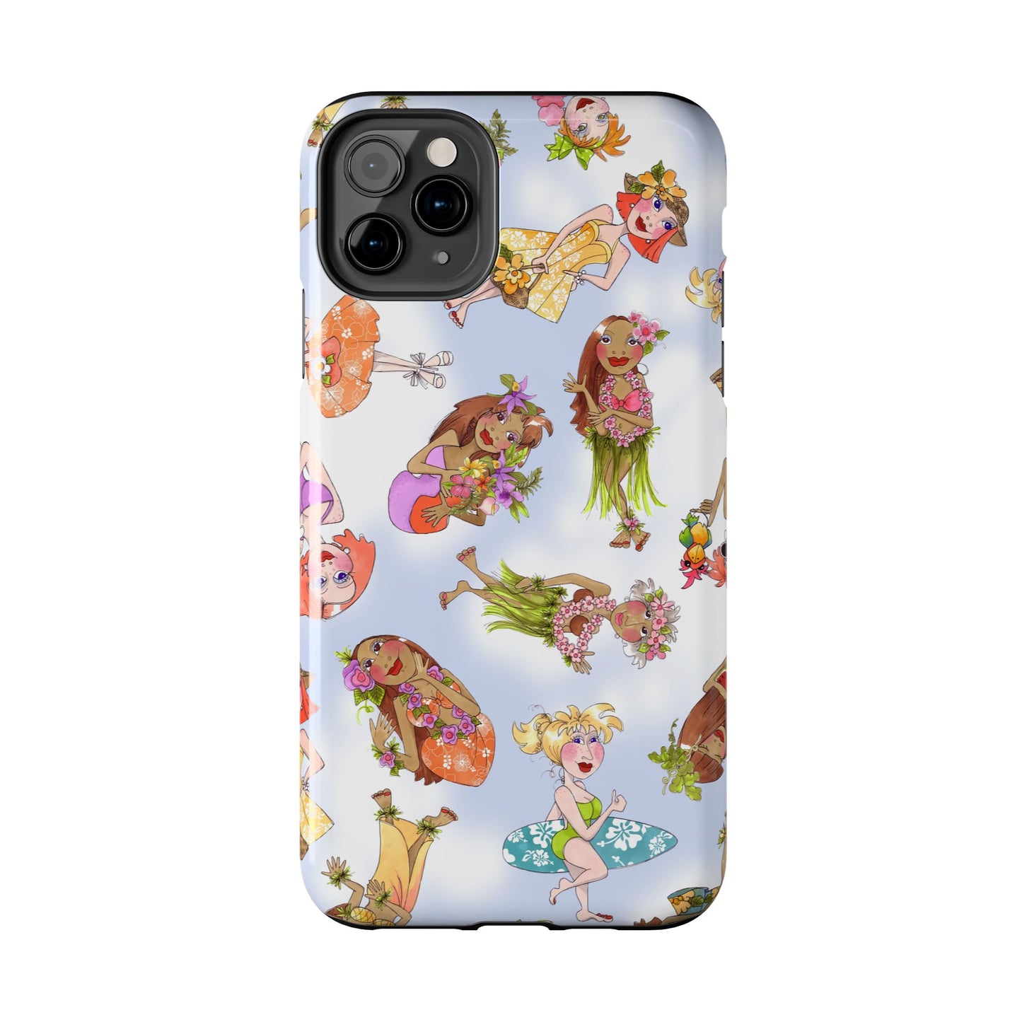 Island Toss Blue Sky Phone Case
