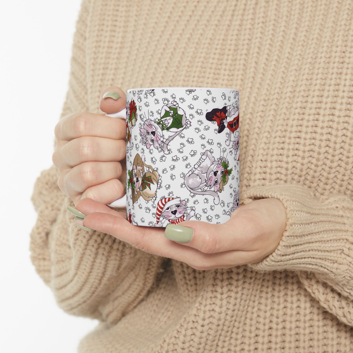 Kitty Blizzard White Cup