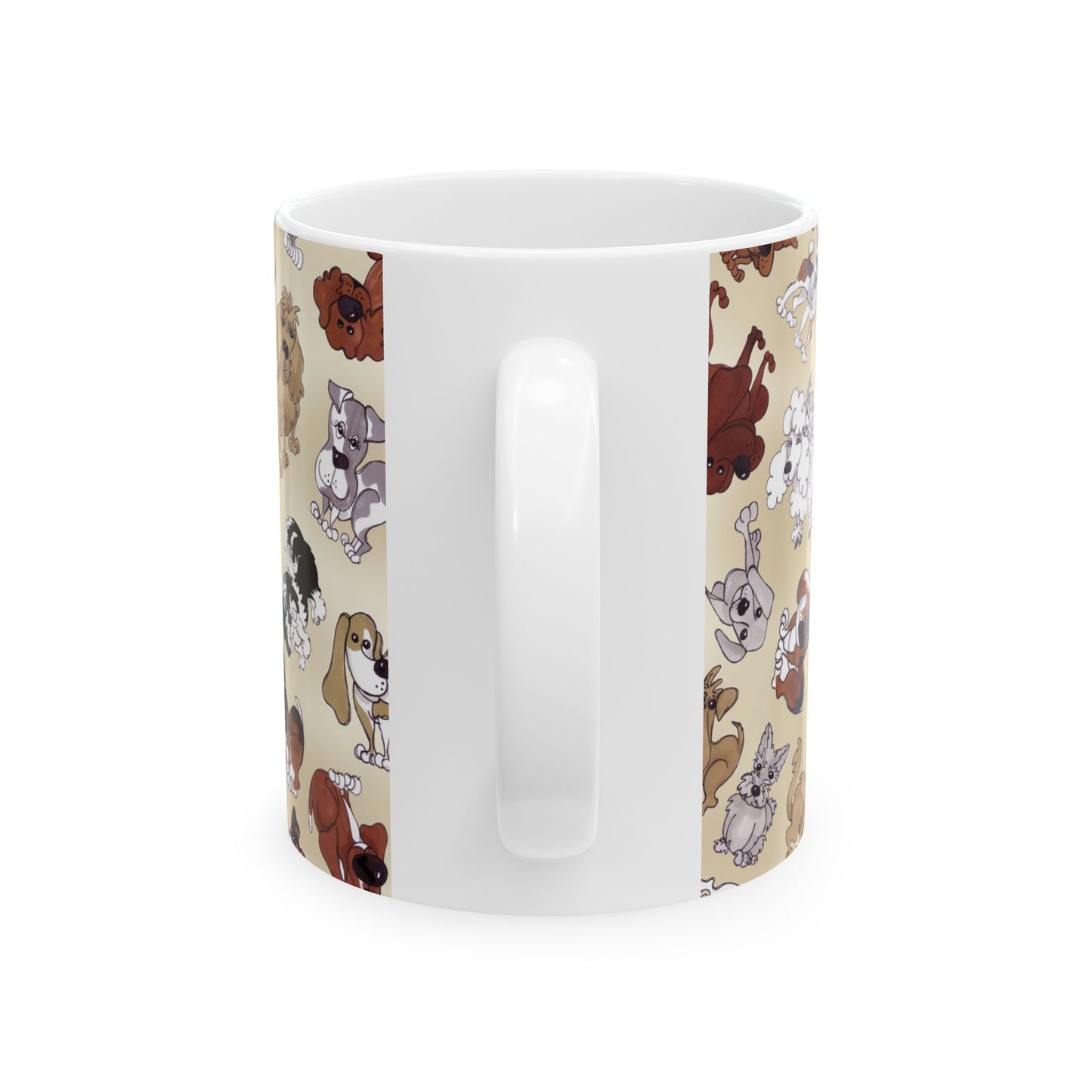 Tossed Doggies Bone Cup