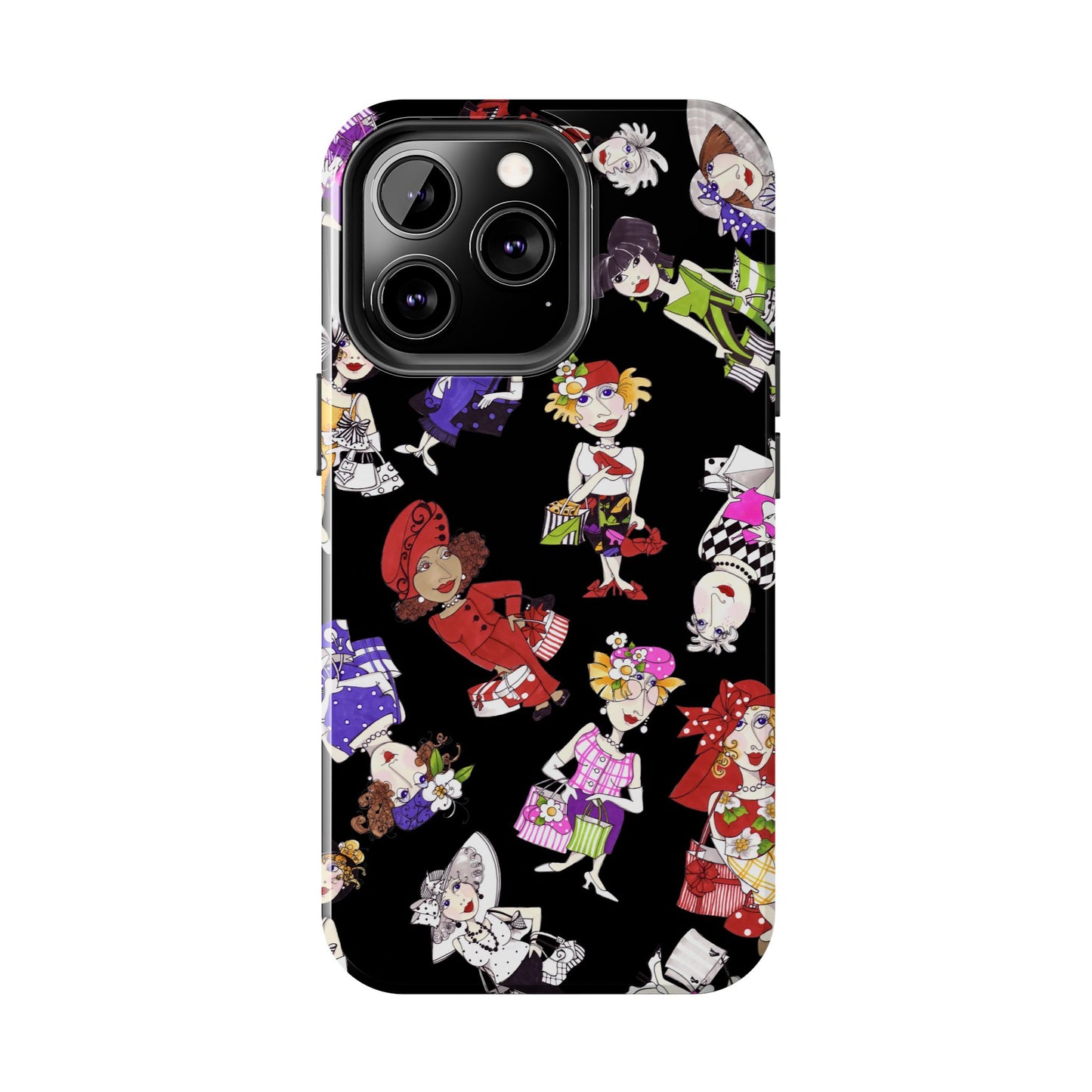 Gone Shopping Tossed Black Phone Case